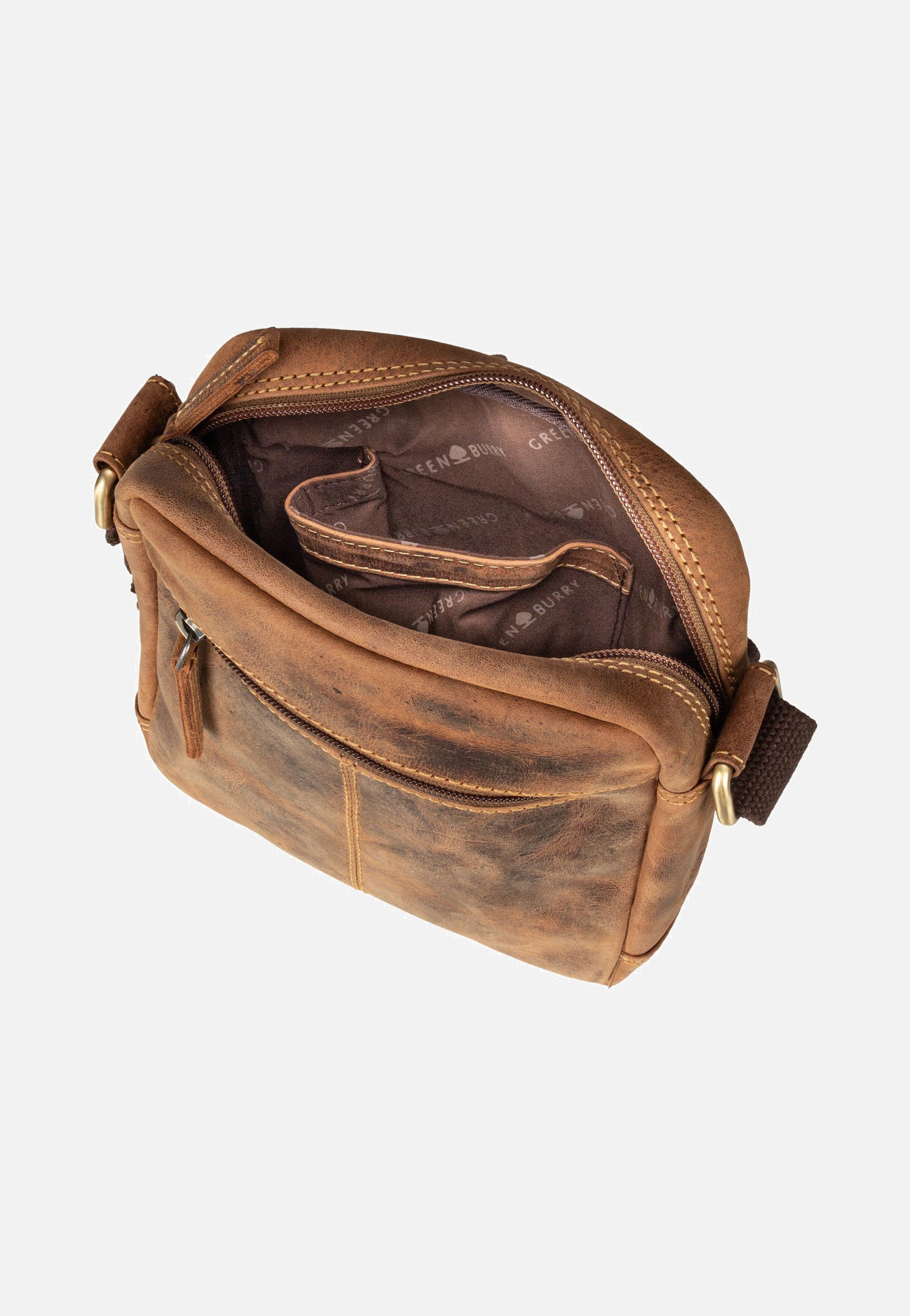 Greenburry - Vintage 1556 Sattelbraun - Crossbody Bag | Men-Image