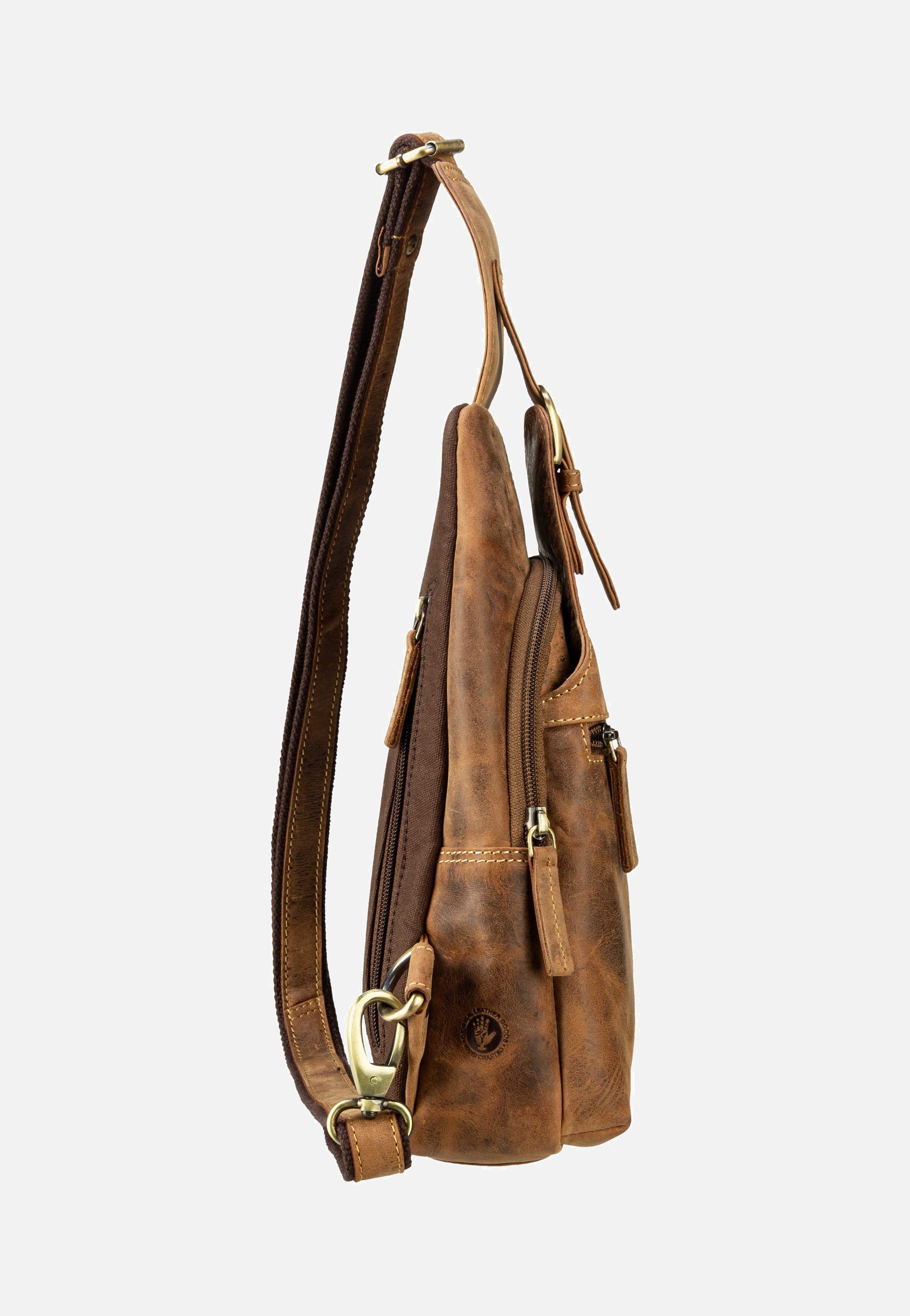 Greenburry - Vintage 1558 Bodybag Sattelbraun - Sling Bag | Neutral-Image