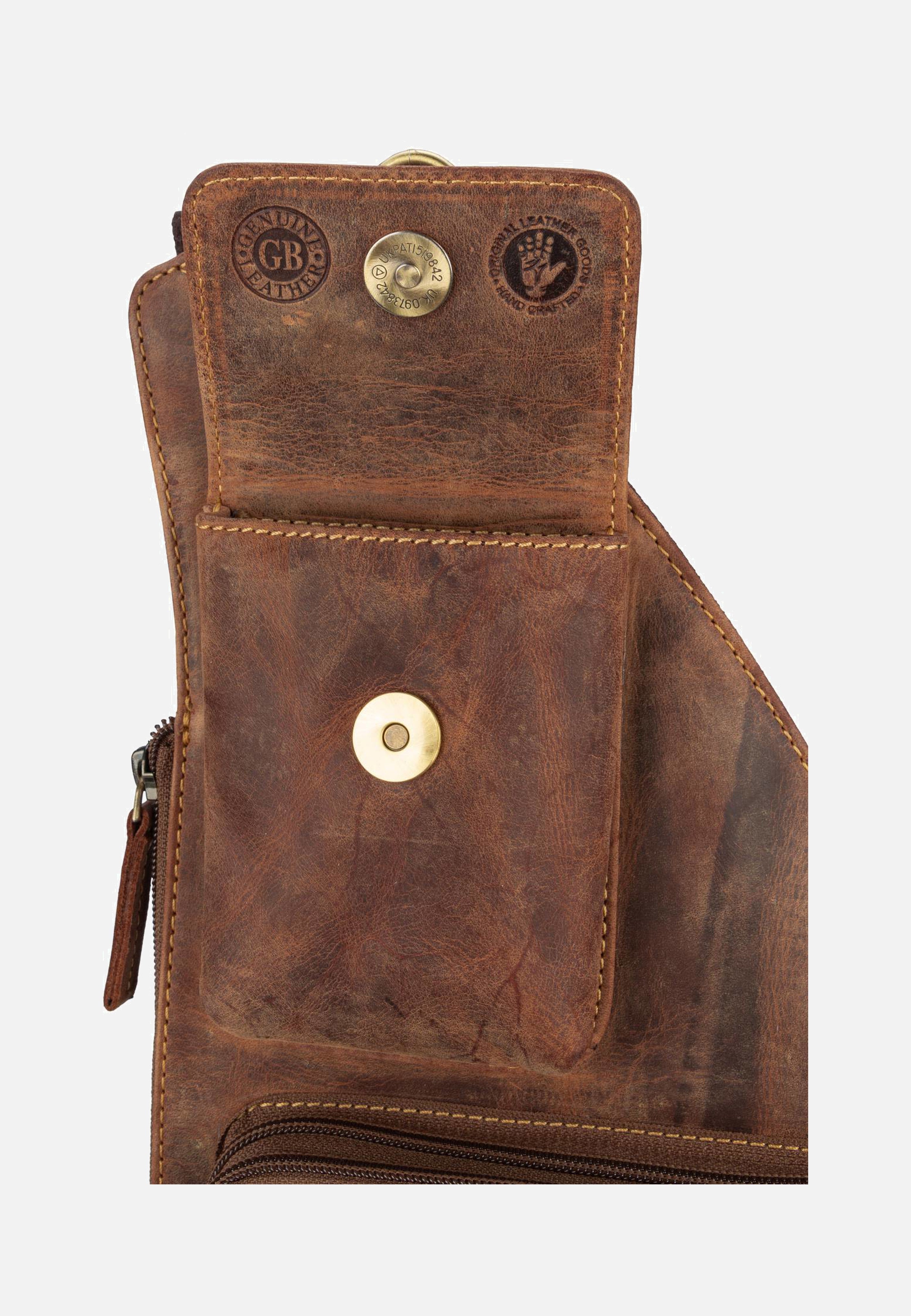 Greenburry - Vintage 1559 Bodybag Sattelbraun - Sling Bag | Men-Image