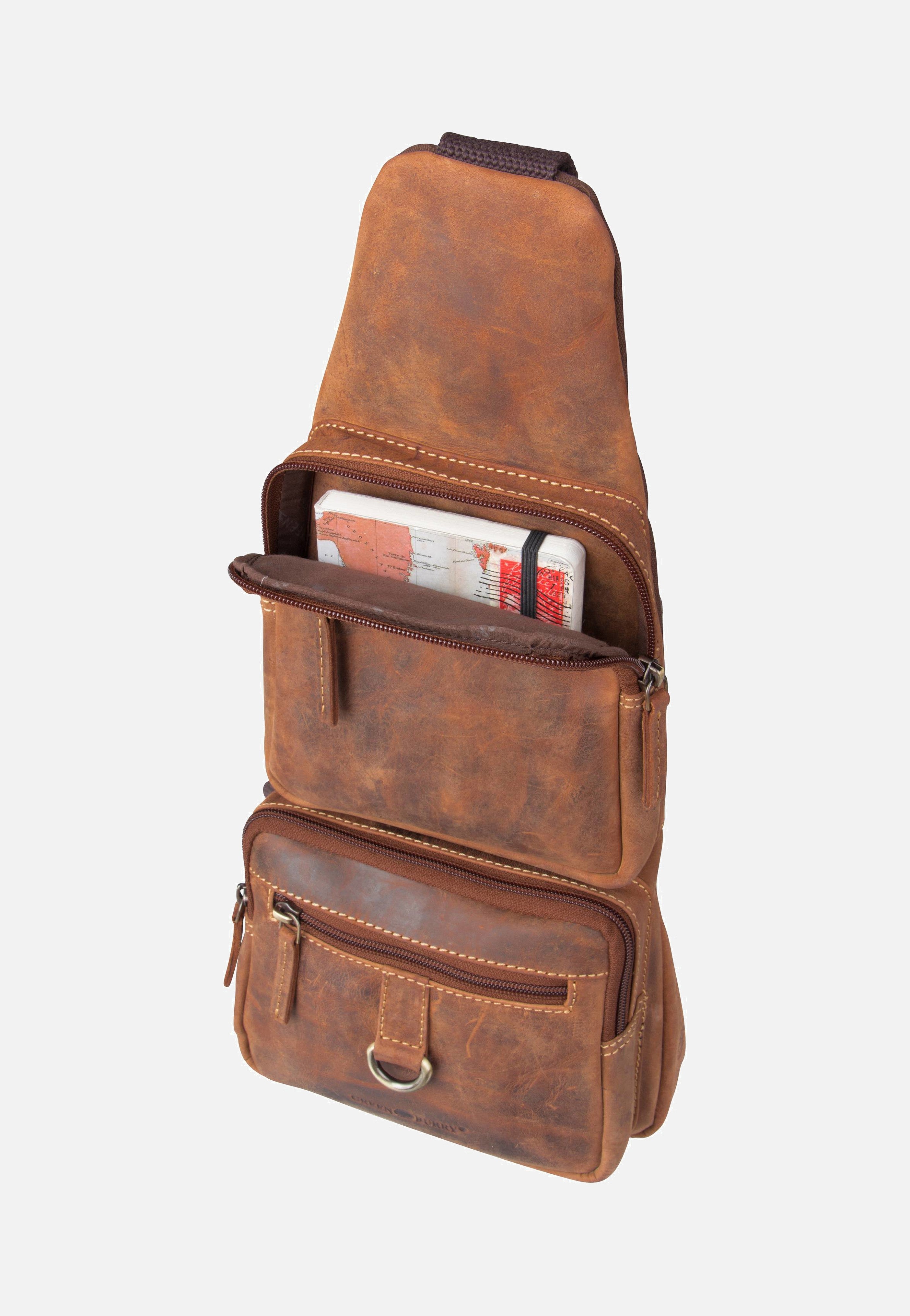 Greenburry Vintage 1613 Brown Sling Bag