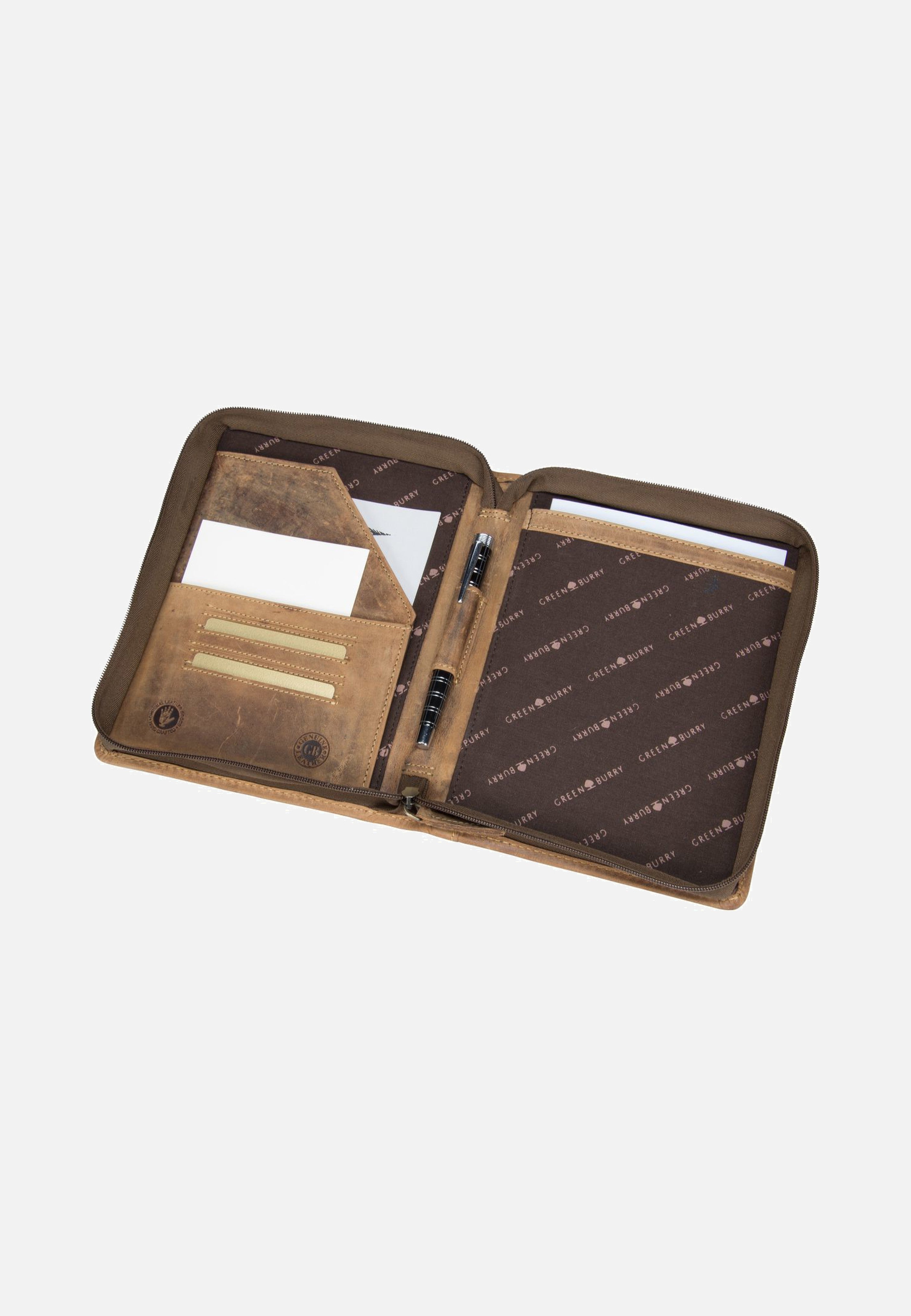 Greenburry - Vintage 1633 RV A5 Brown - Document Folder | Neutral-Image