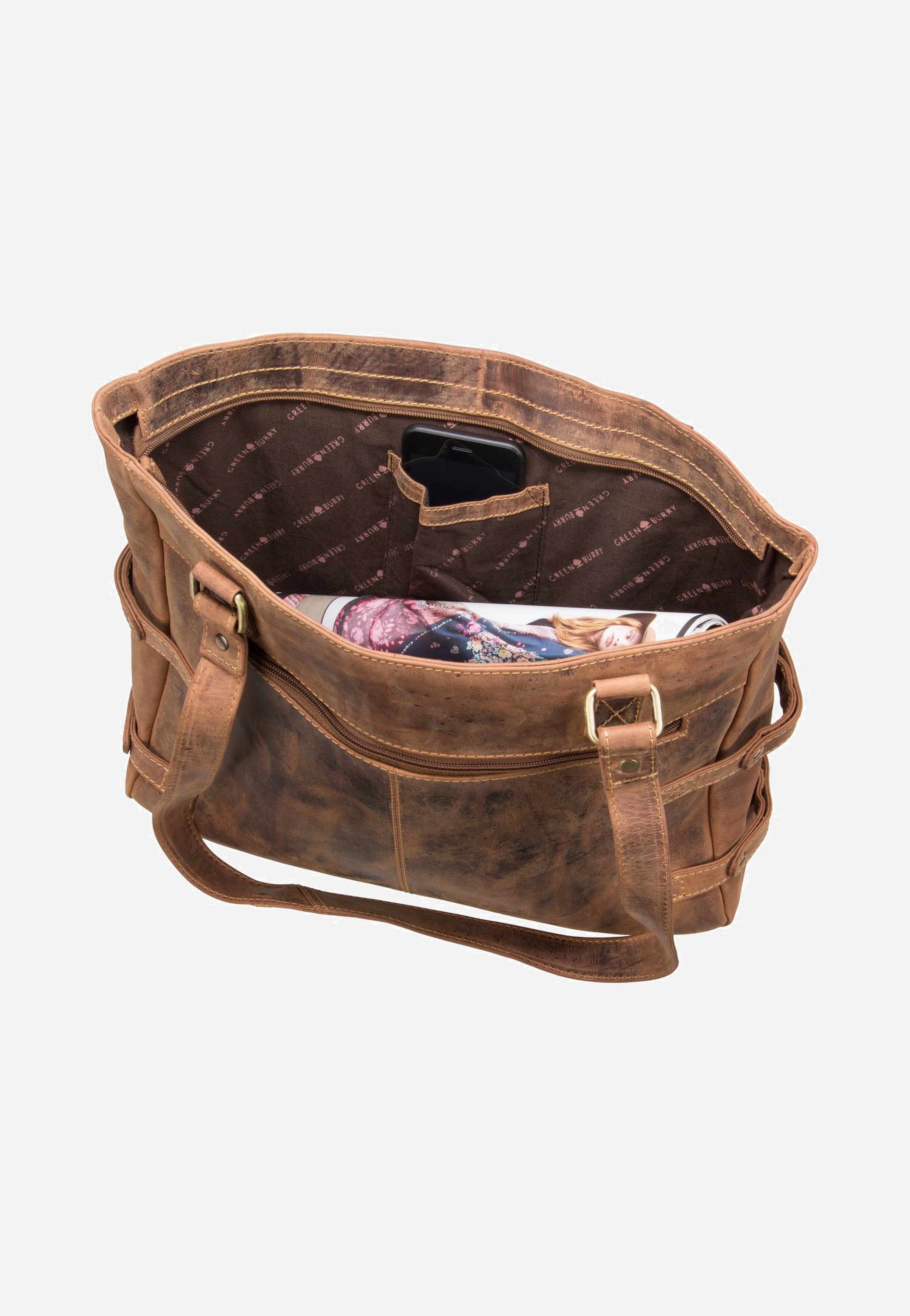 Greenburry - Vintage 1635 Sattelbraun - Shopper | Women-Image