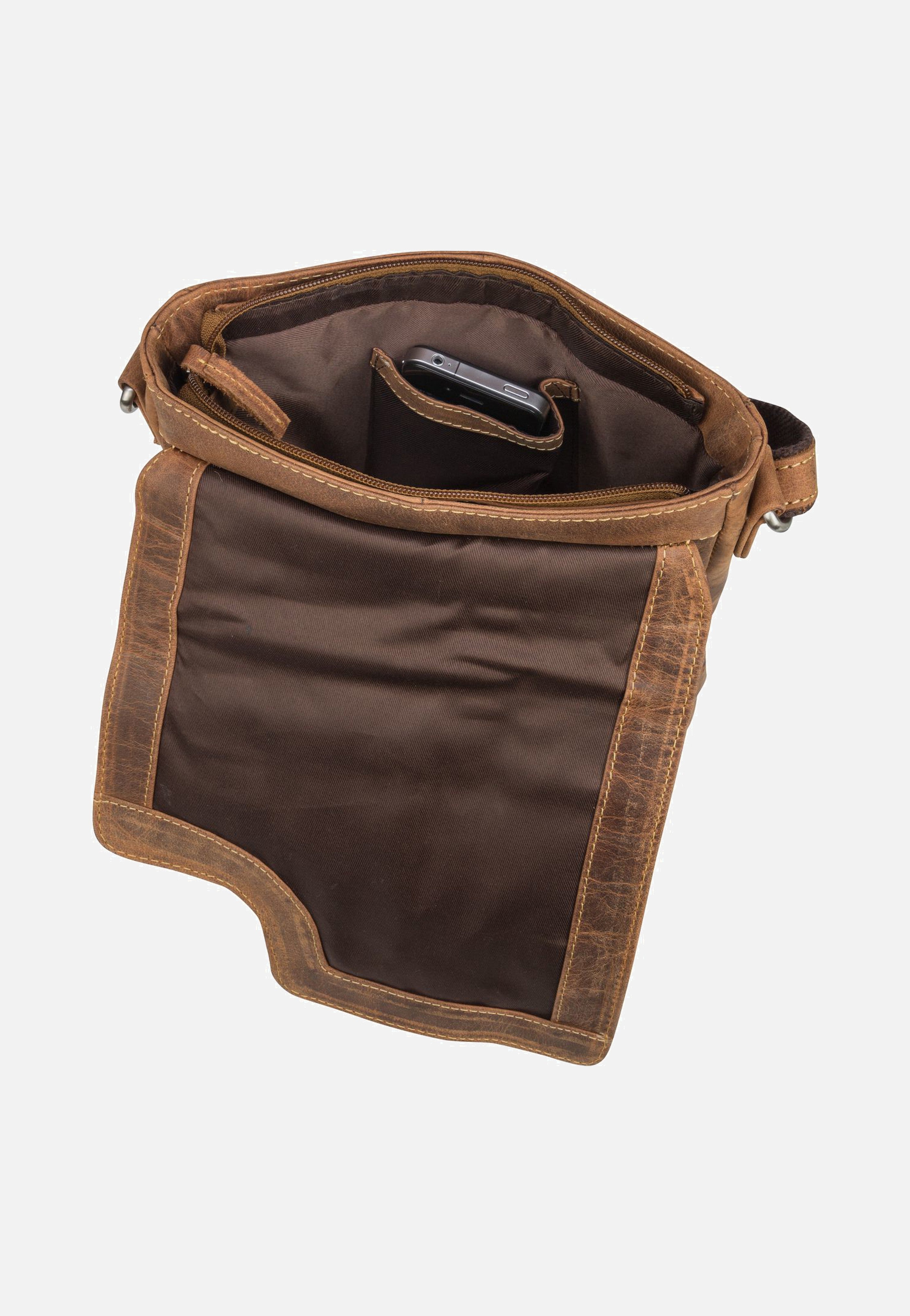 Greenburry - Vintage 1650/5 Sattelbraun - Crossbody Bag | Men-Image
