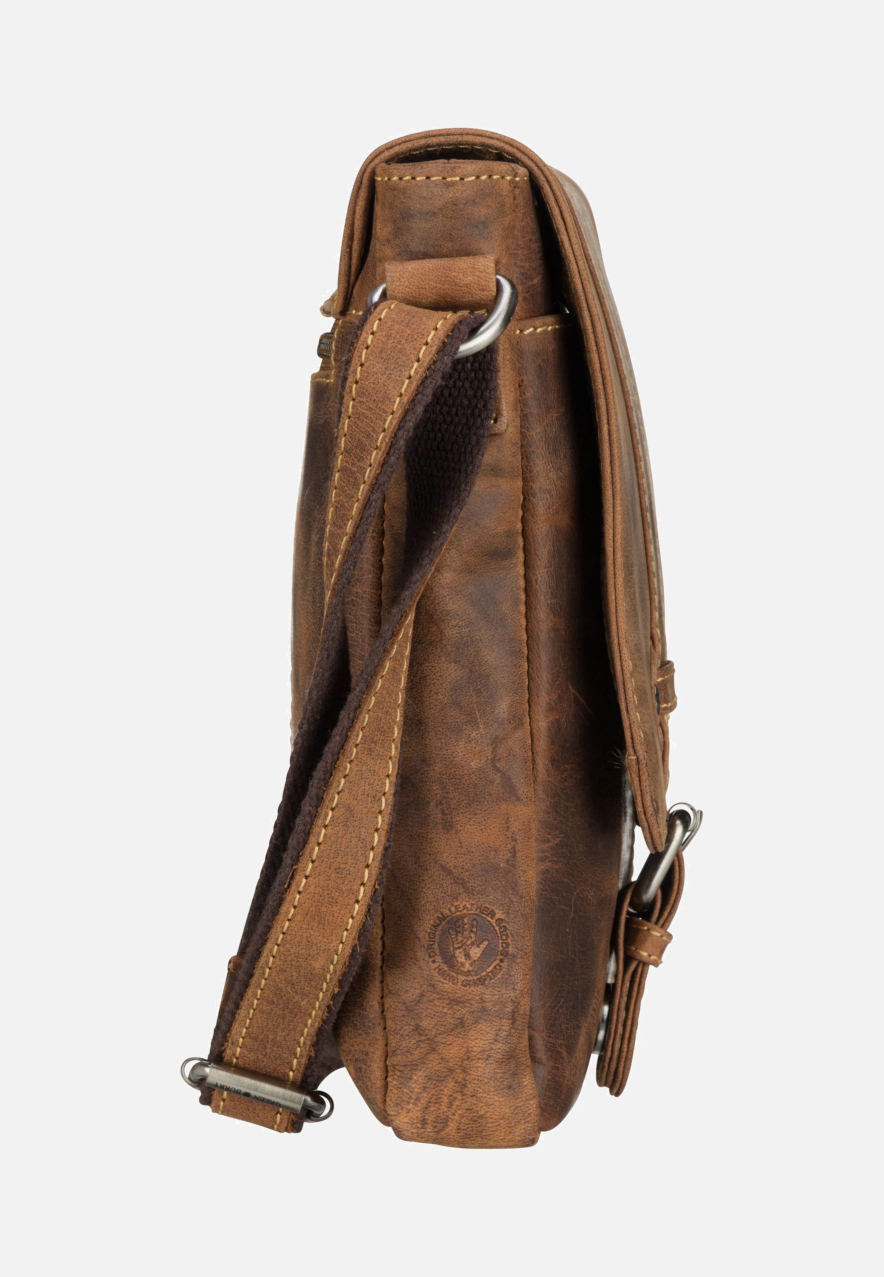 Greenburry - Vintage 1650/5 Sattelbraun - Crossbody Bag | Men-Image