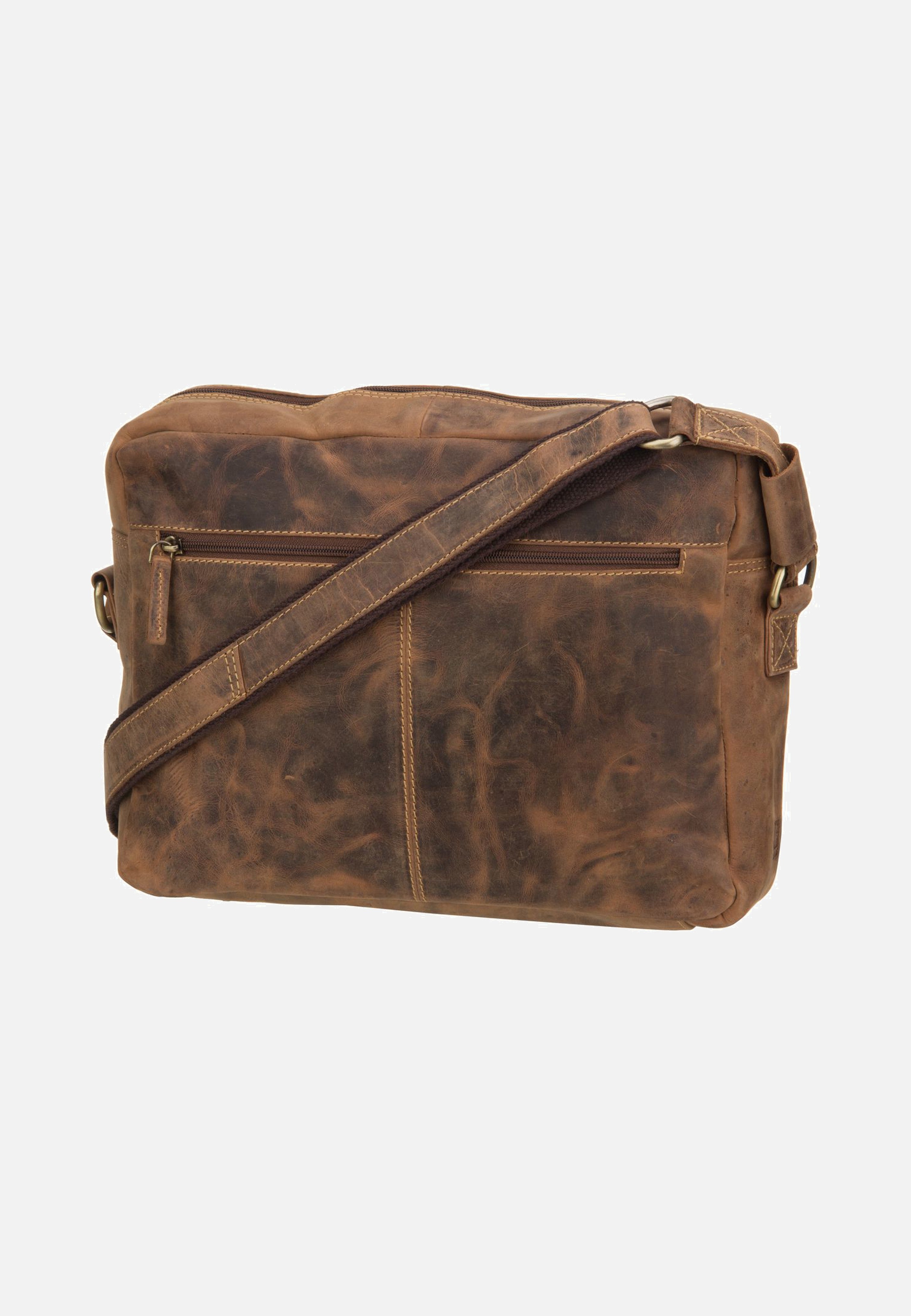 Greenburry - Vintage 1653 Reporter Bag Sattelbraun - Crossbody Bag | Men-Image