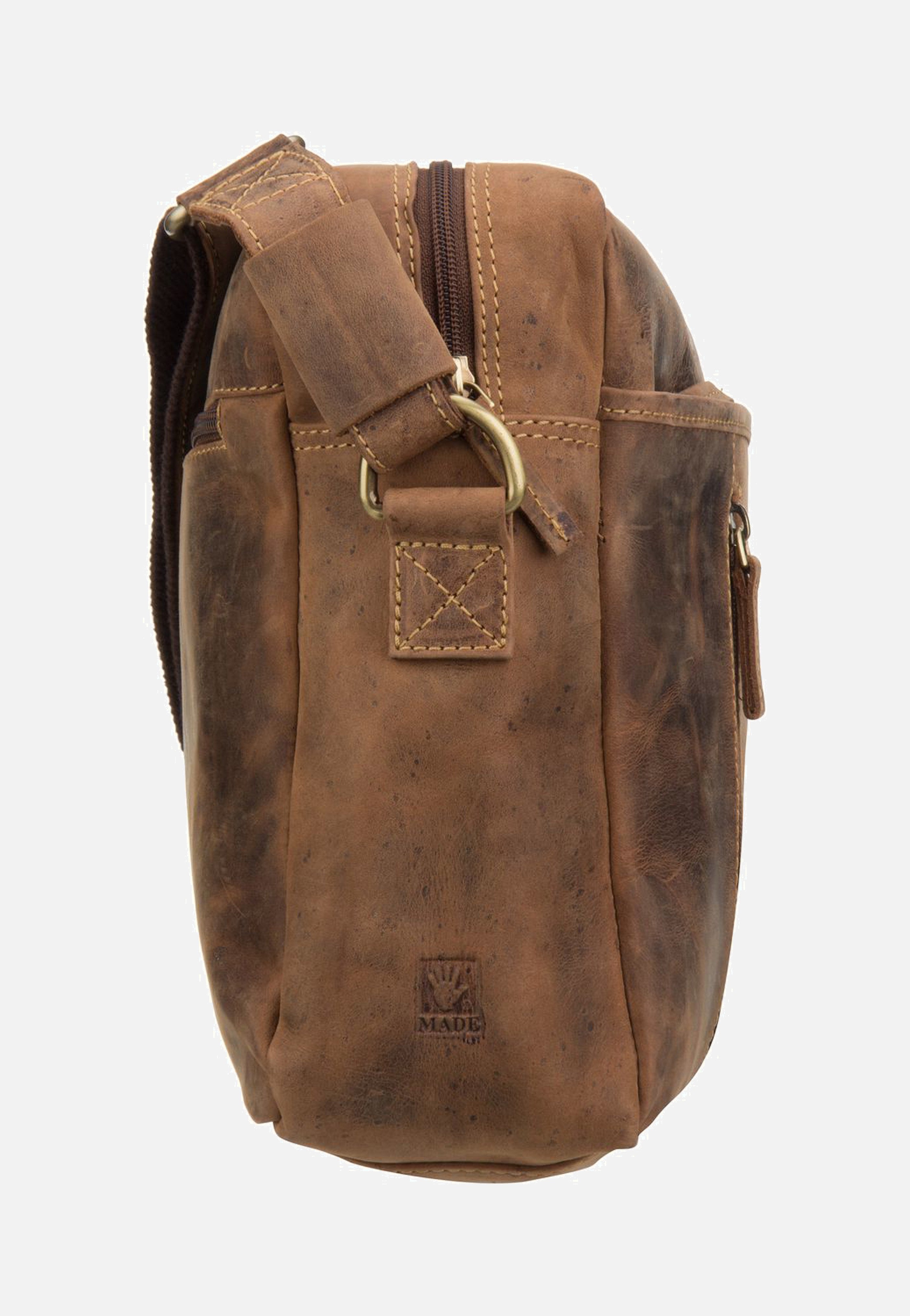 Greenburry - Vintage 1653 Reporter Bag Sattelbraun - Crossbody Bag | Men-Image