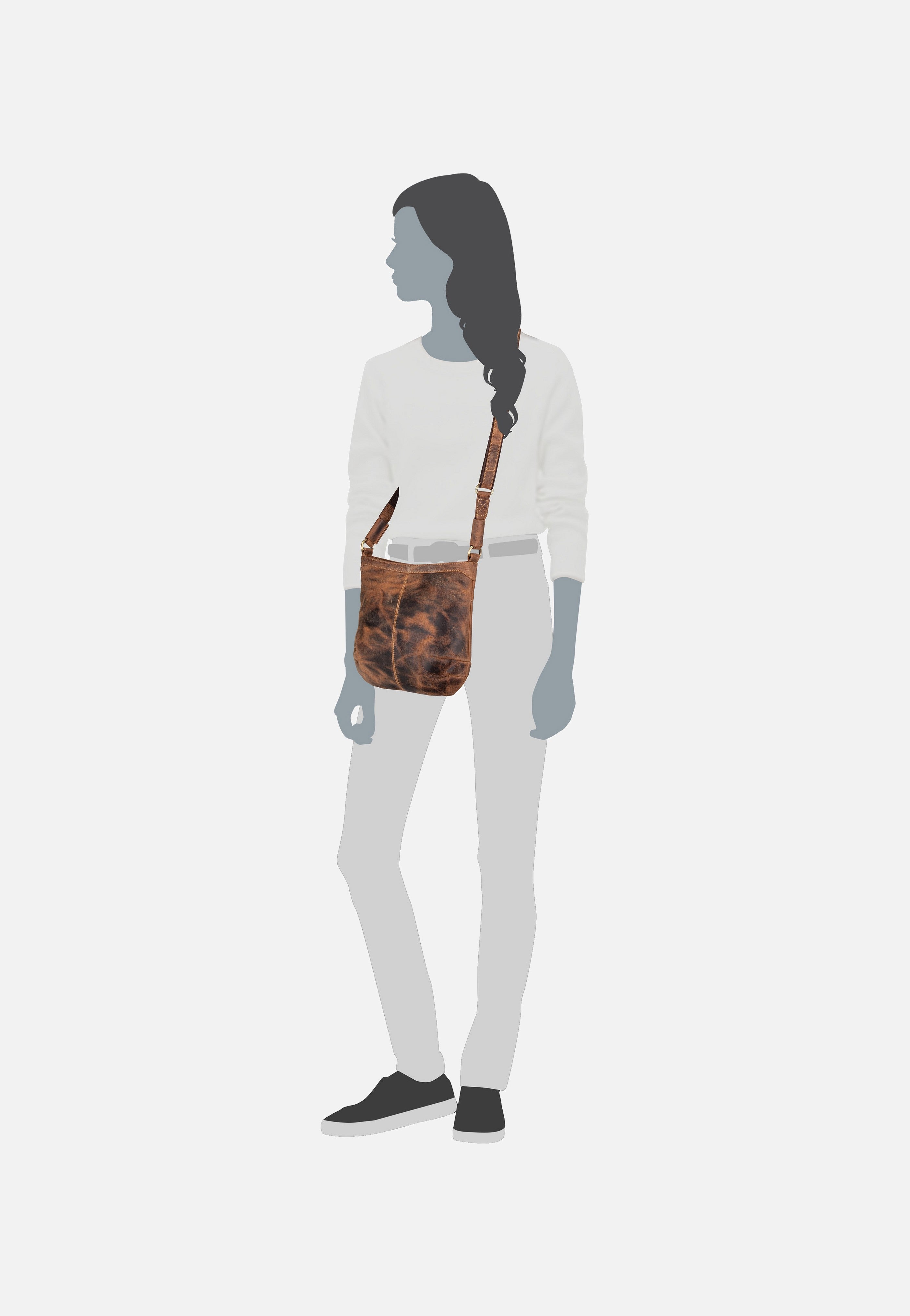 Greenburry - Vintage 1655A Sattelbraun - Pouch Bag | Women-Image