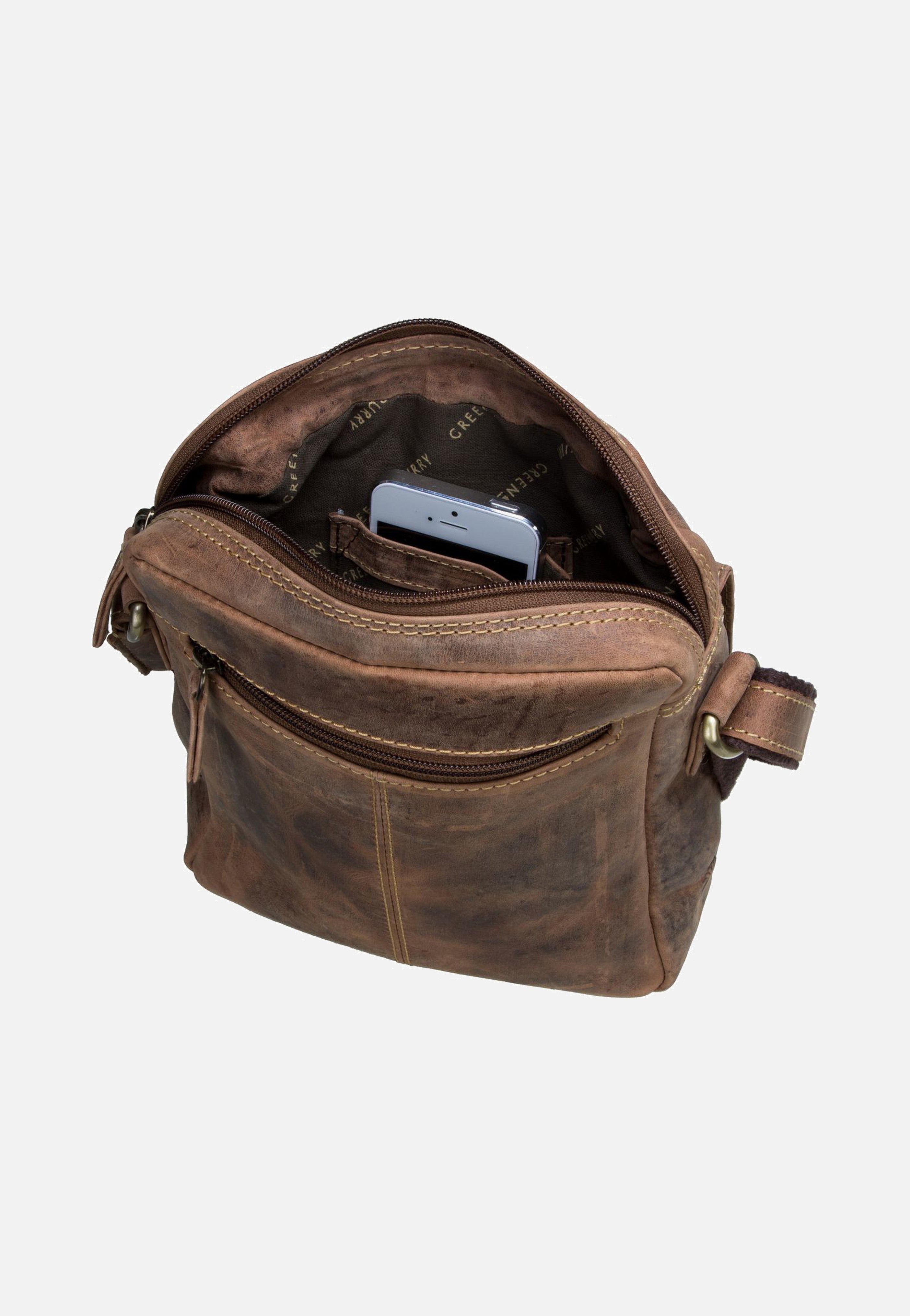 Greenburry - Vintage 1663 Sattelbraun - Crossbody Bag | Men-Image