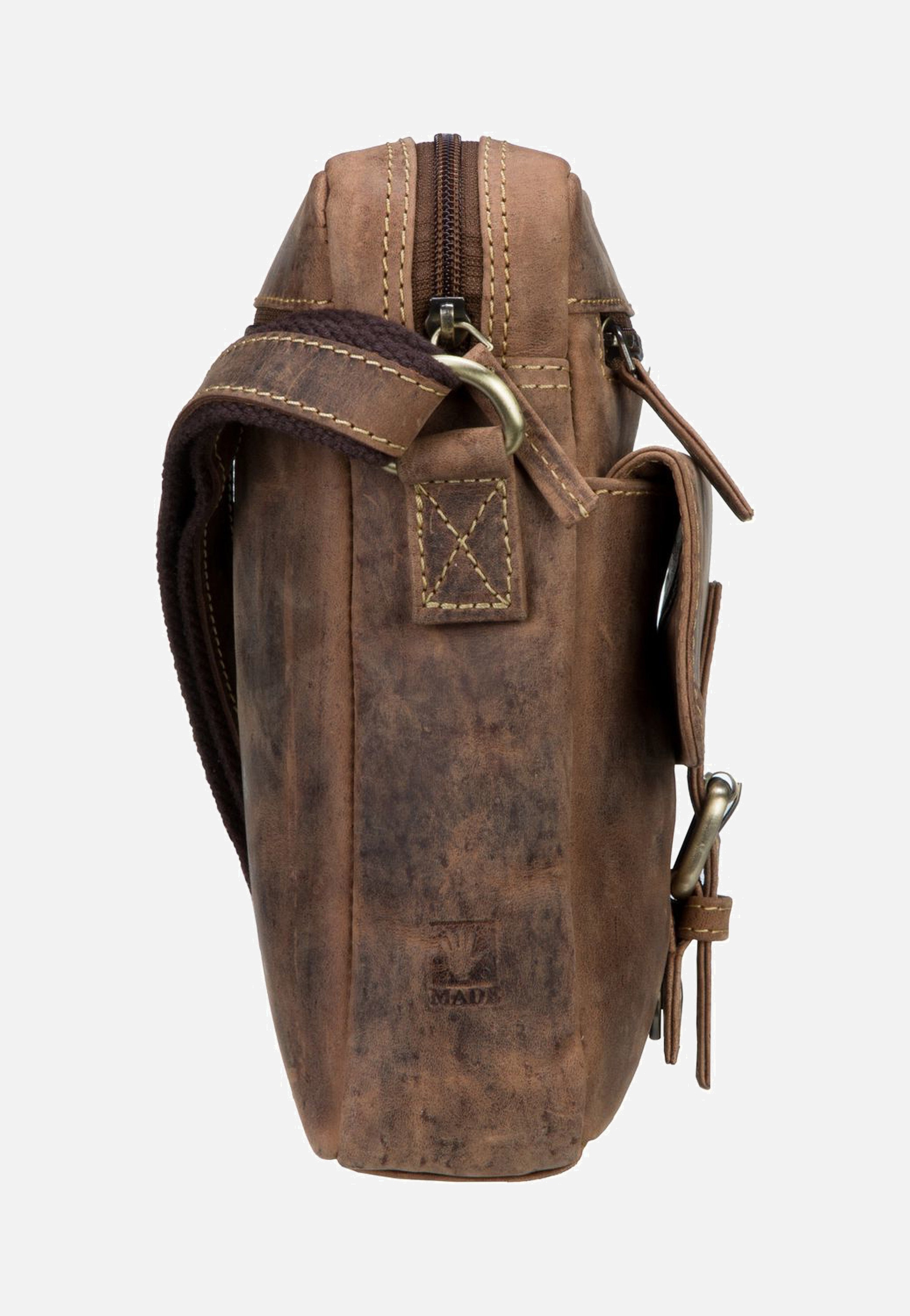 Greenburry - Vintage 1663 Sattelbraun - Crossbody Bag | Men-Image