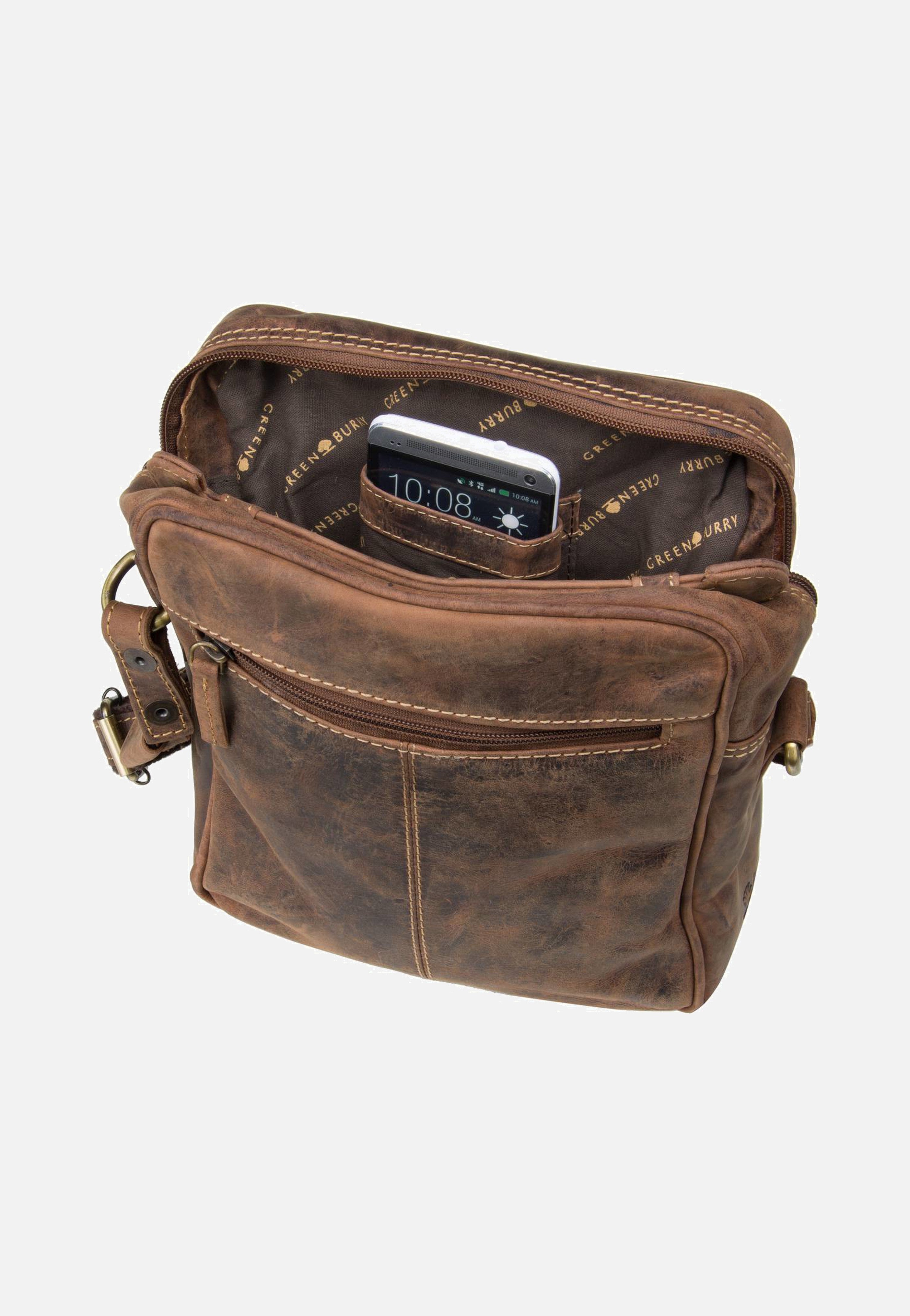Greenburry - Vintage 1664 Medium Sattelbraun - Crossbody Bag | Men-Image