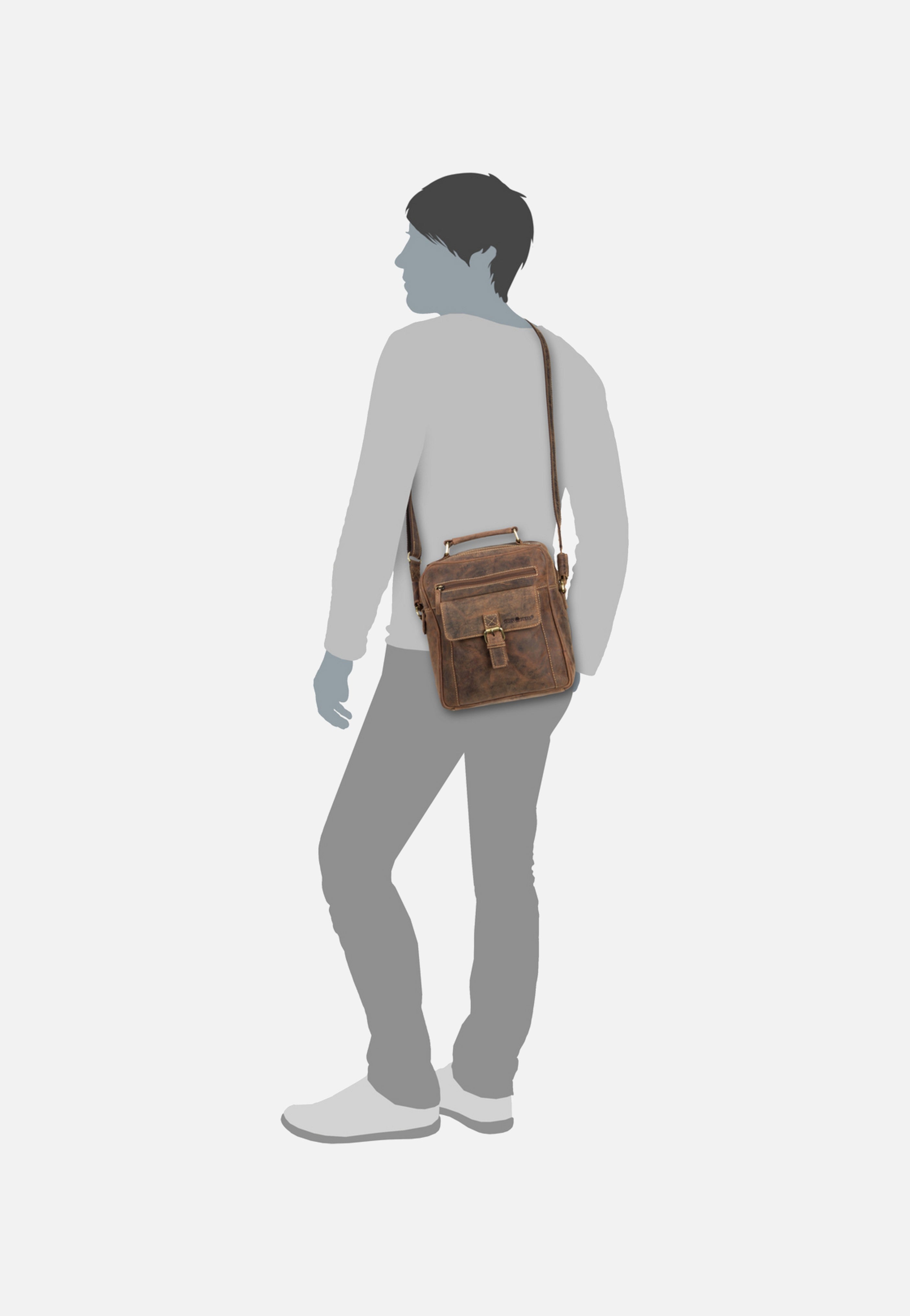 Greenburry - Vintage 1665 Large Sattelbraun - Shoulder Bag | Men-Image