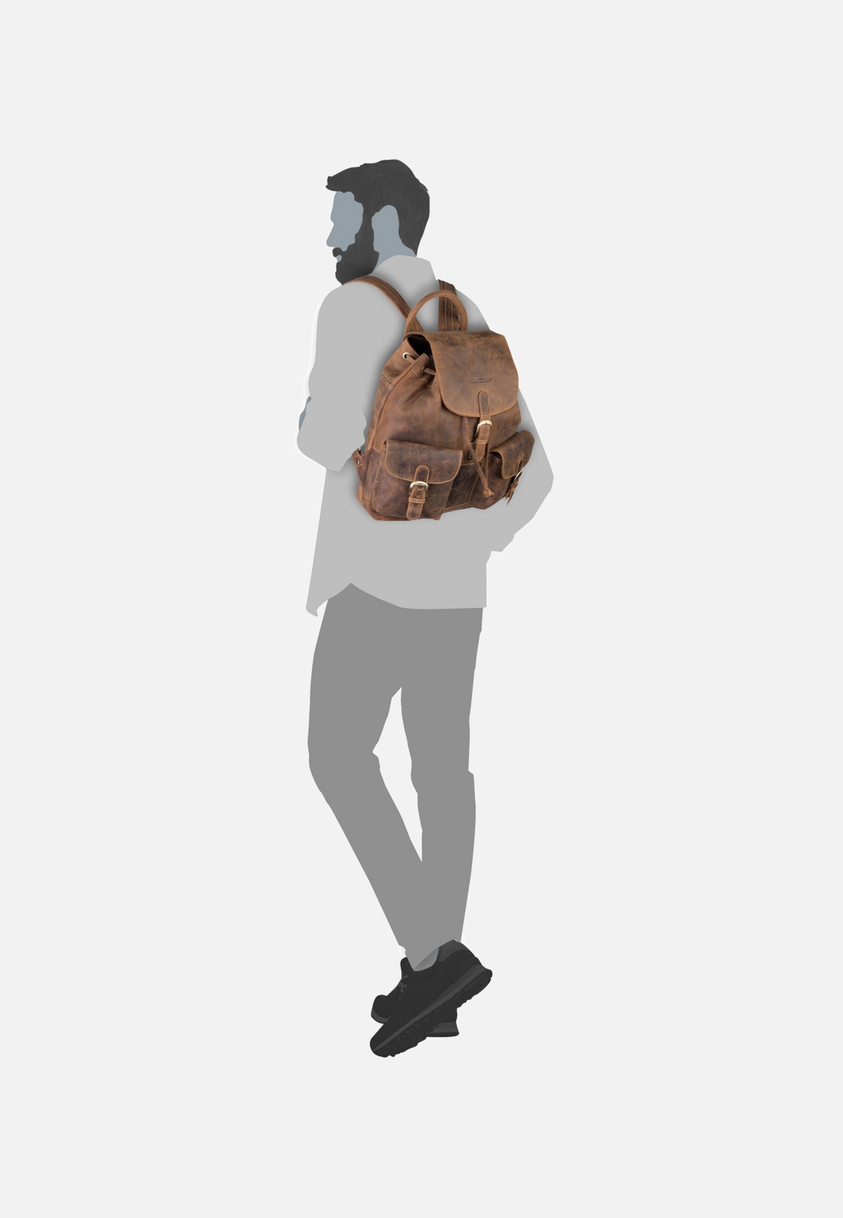 Greenburry - Vintage 1711 Sattelbraun - Backpack | Neutral-Image