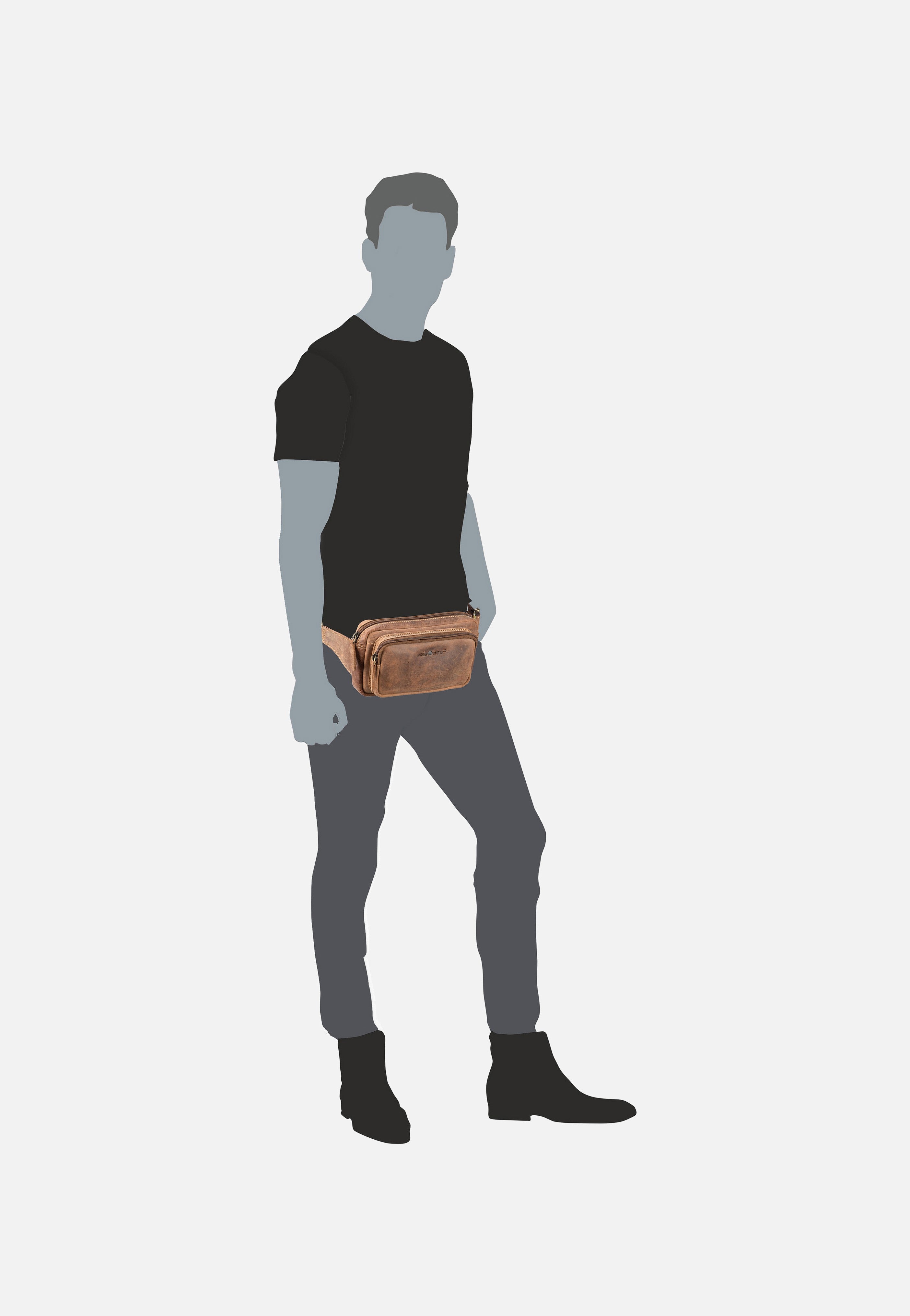 Greenburry - Vintage 1743B Sattelbraun - Fanny Pack | Men-Image