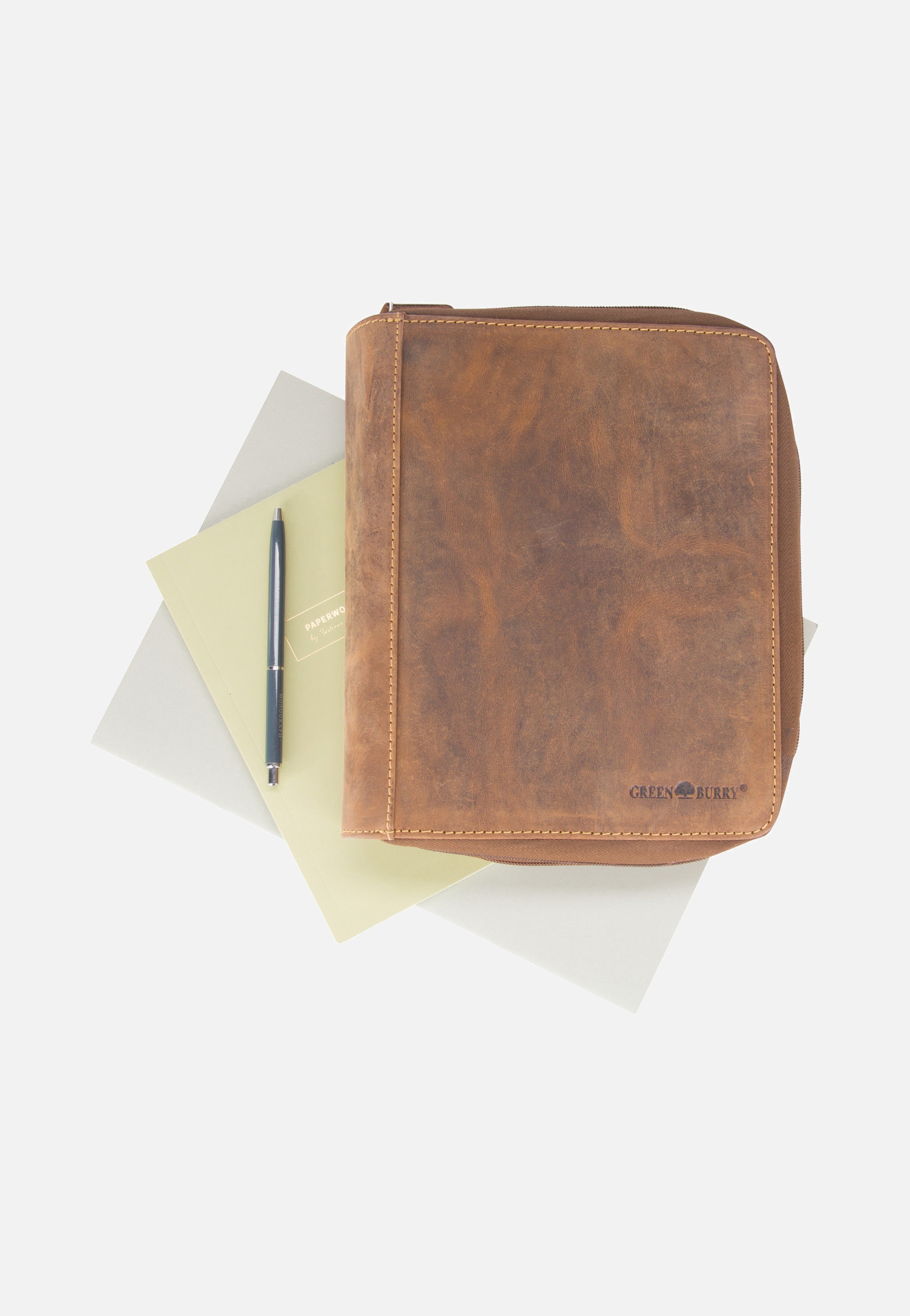 Greenburry - Vintage 1787D Brown - Document Folder | Men-Image