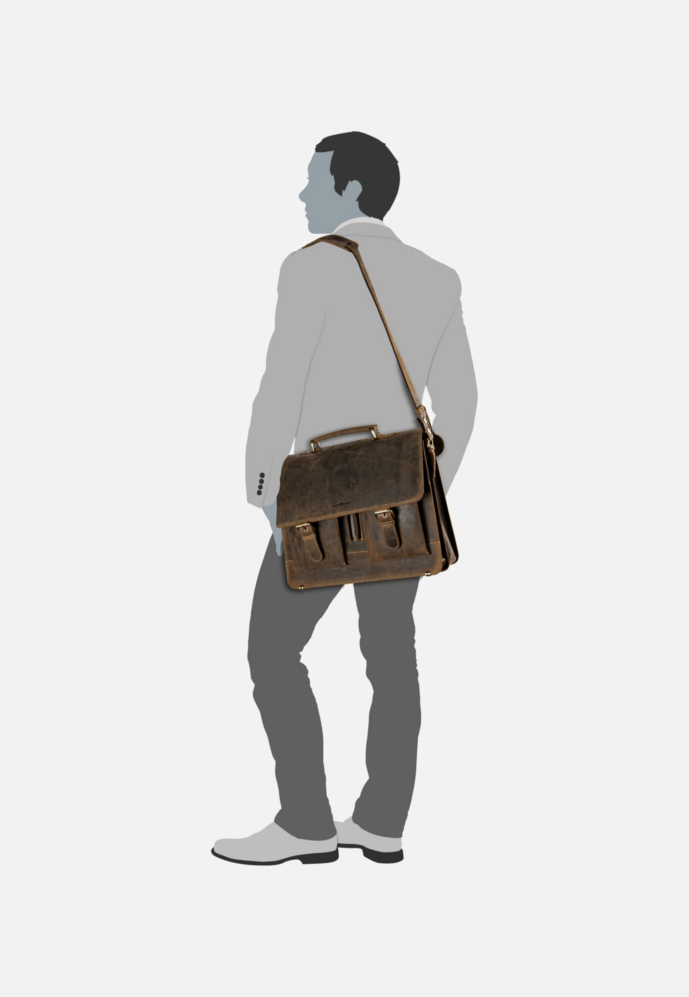 Greenburry - Vintage Sattelbraun - Briefcase | Men-Image
