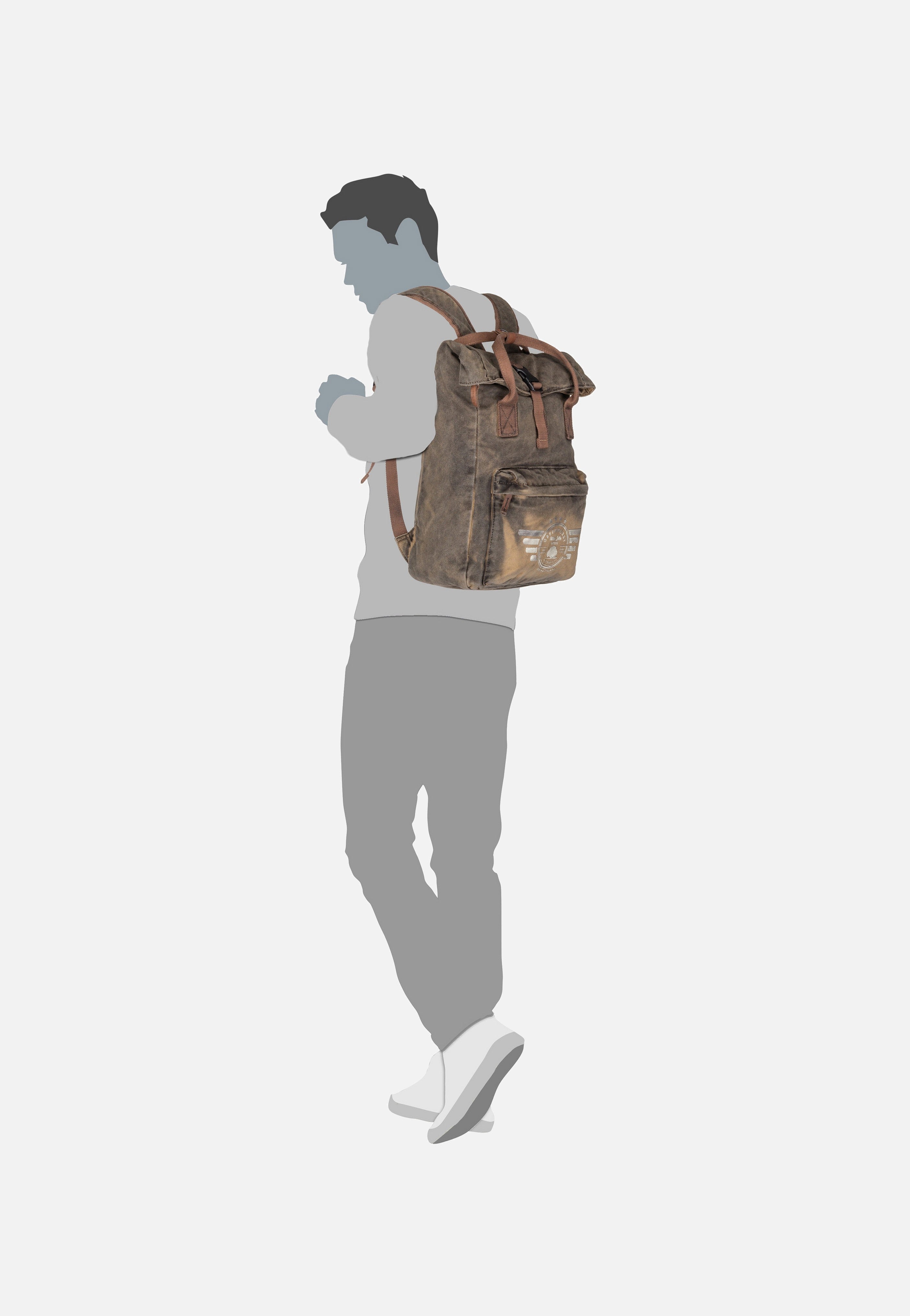 Greenburry - Vintage Aviator Explorer No. 2 5892 Khaki - Backpack | Neutral-Image