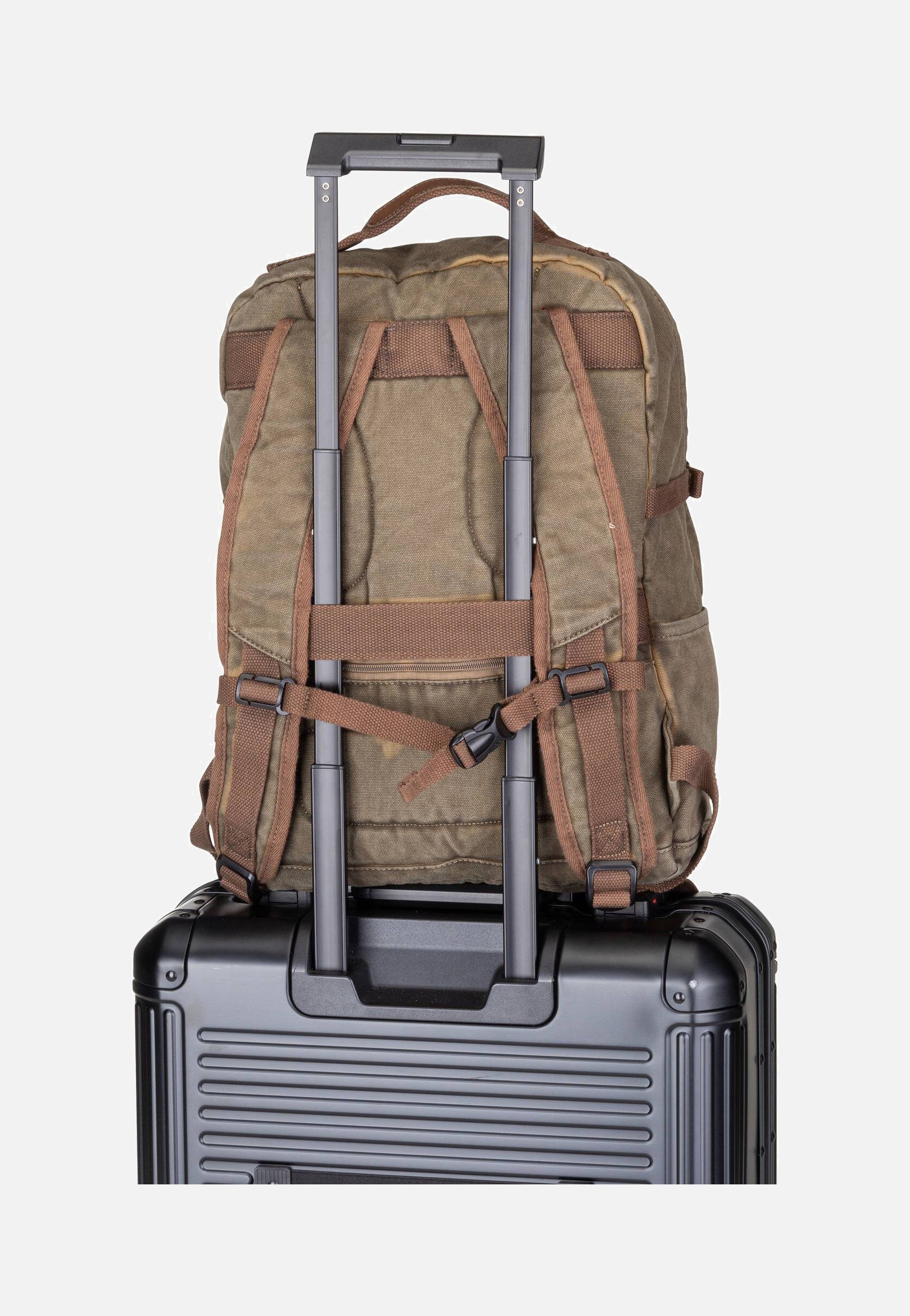 Greenburry - Vintage Aviator Harvard 5889 Khaki - Backpack | Neutral-Image