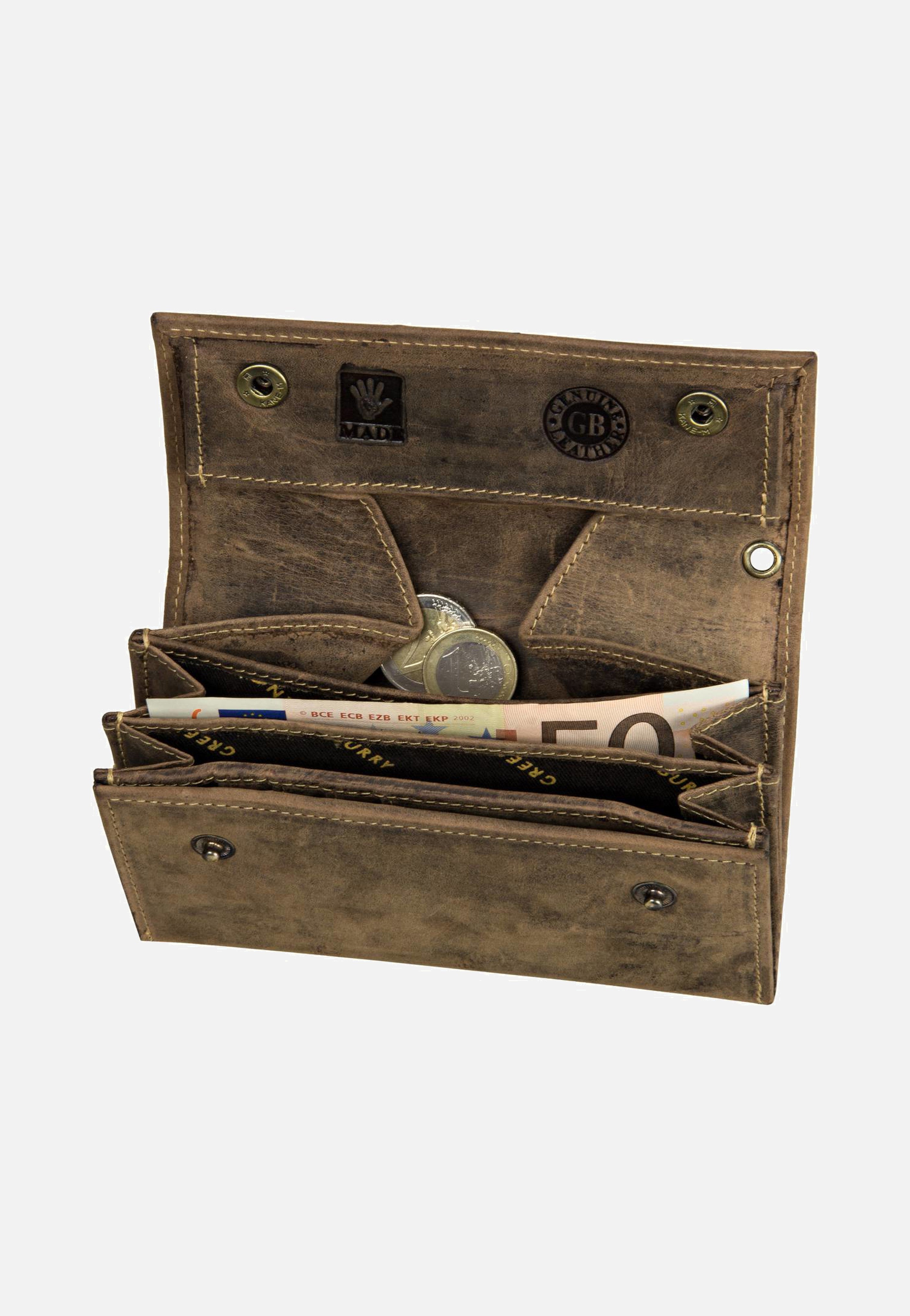 Greenburry - Vintage Bikerbörse Sattelbraun - Wallet | Men-Image