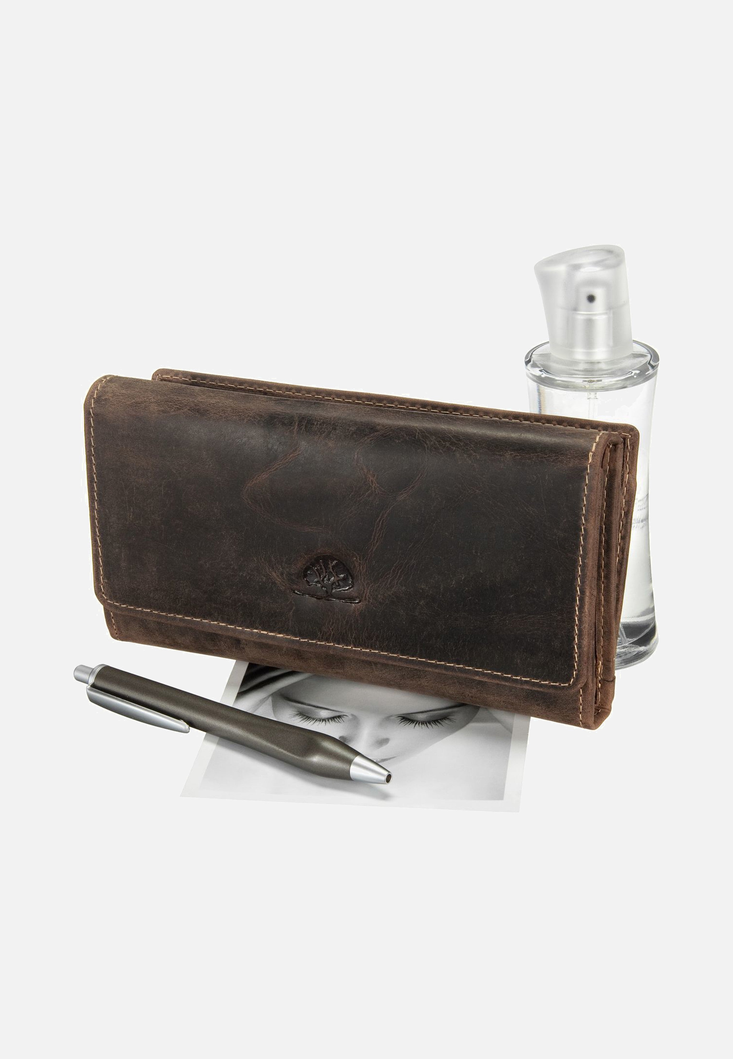 Greenburry - Vintage Groß Sattelbraun - Wallet | Women-Image