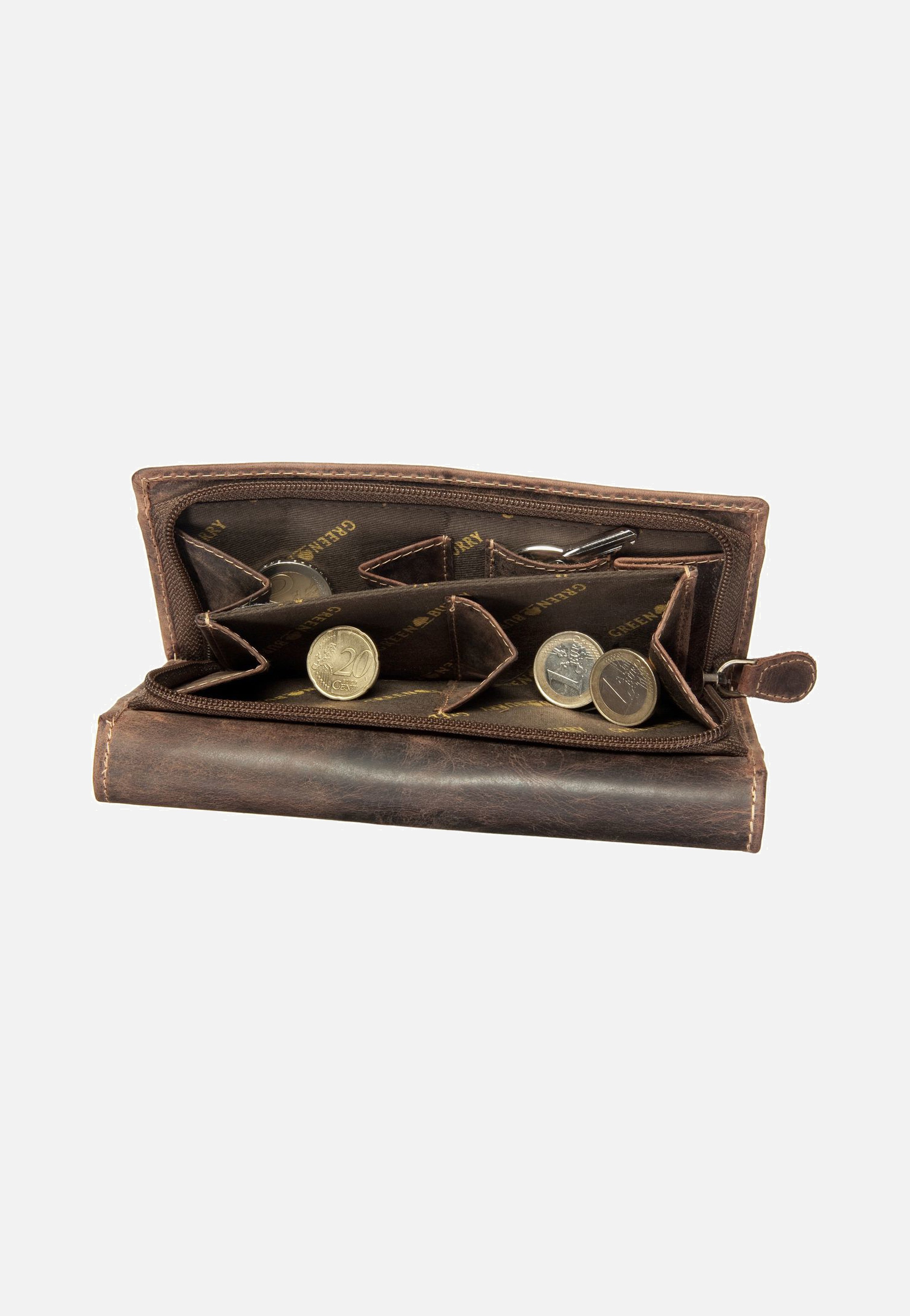 Greenburry - Vintage Groß Sattelbraun - Wallet | Women-Image