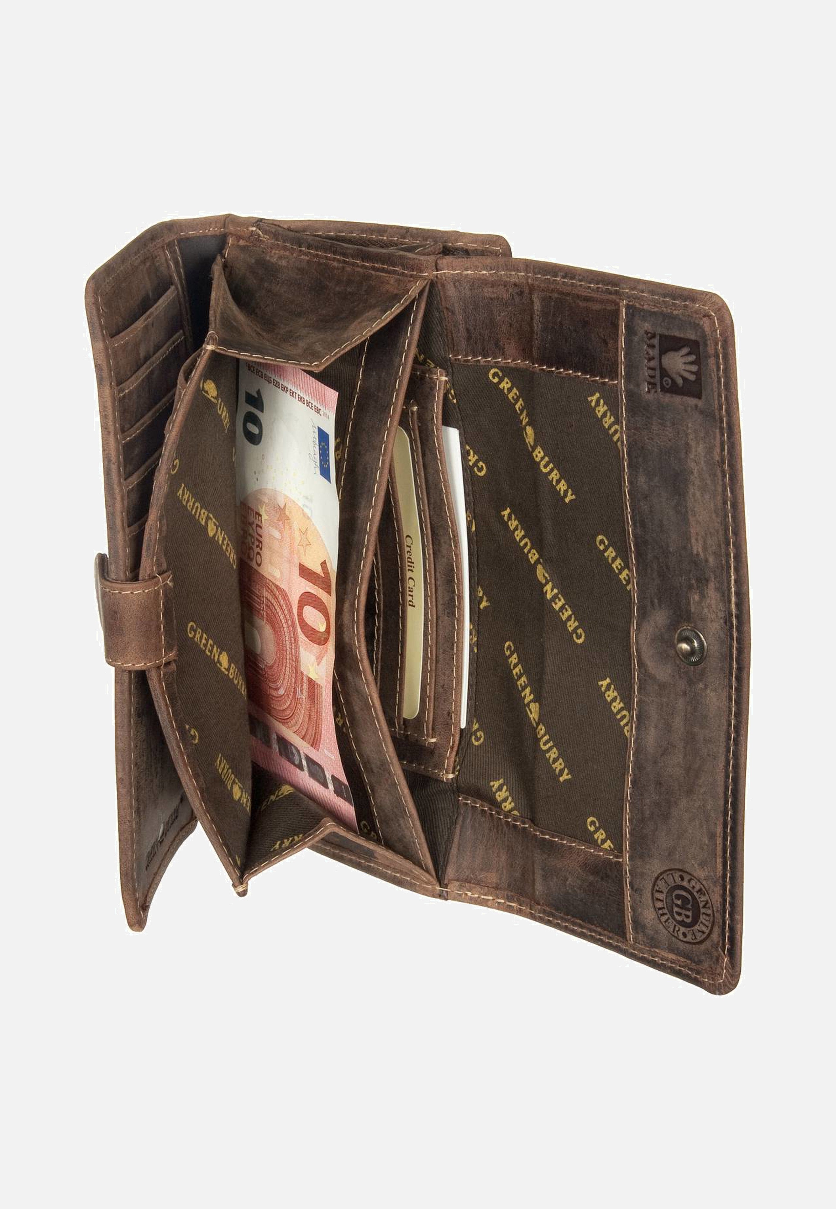 Greenburry - Vintage Groß Sattelbraun - Wallet | Women-Image