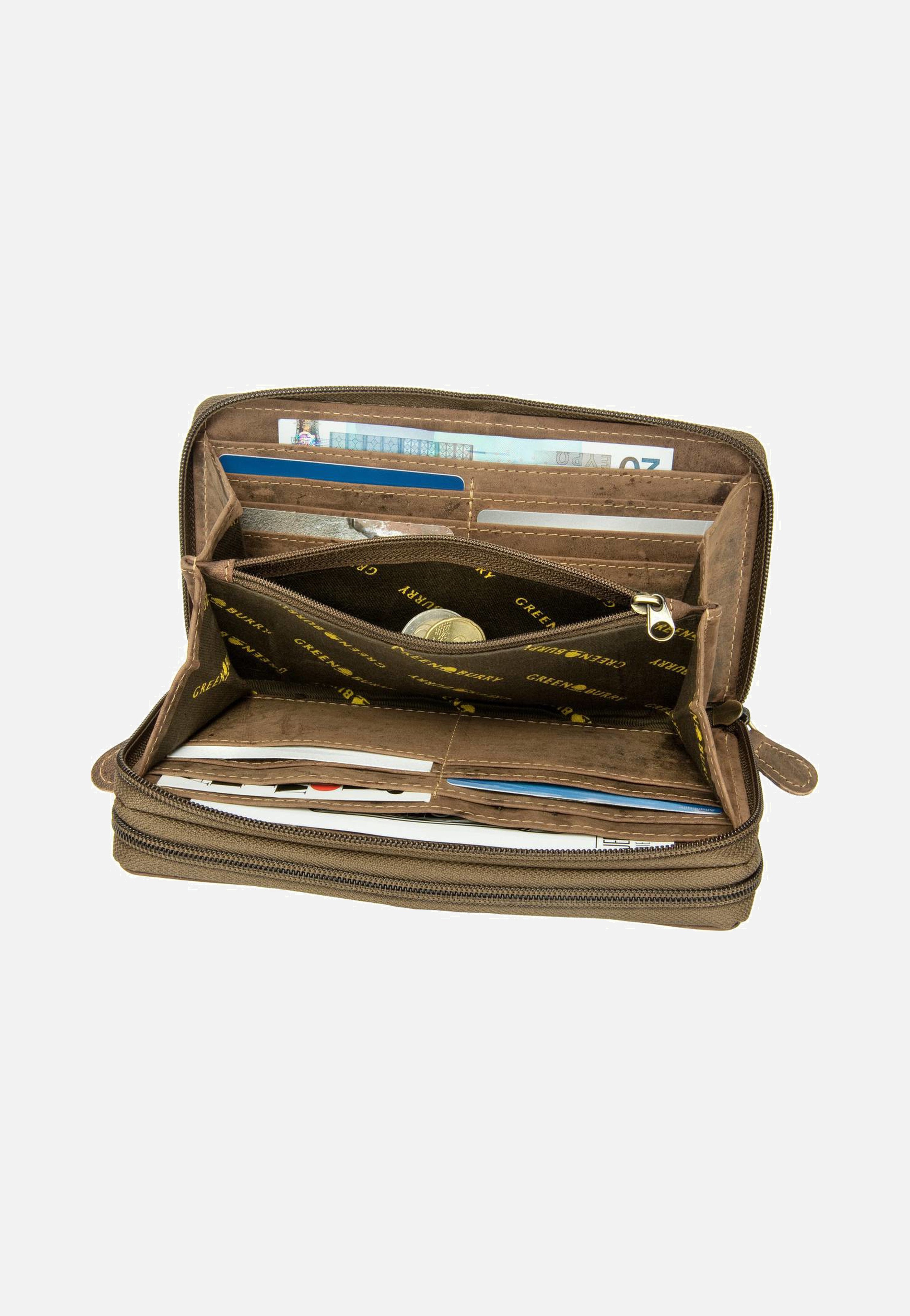 Greenburry - Vintage Leder Sattelbraun - Wallet | Women-Image