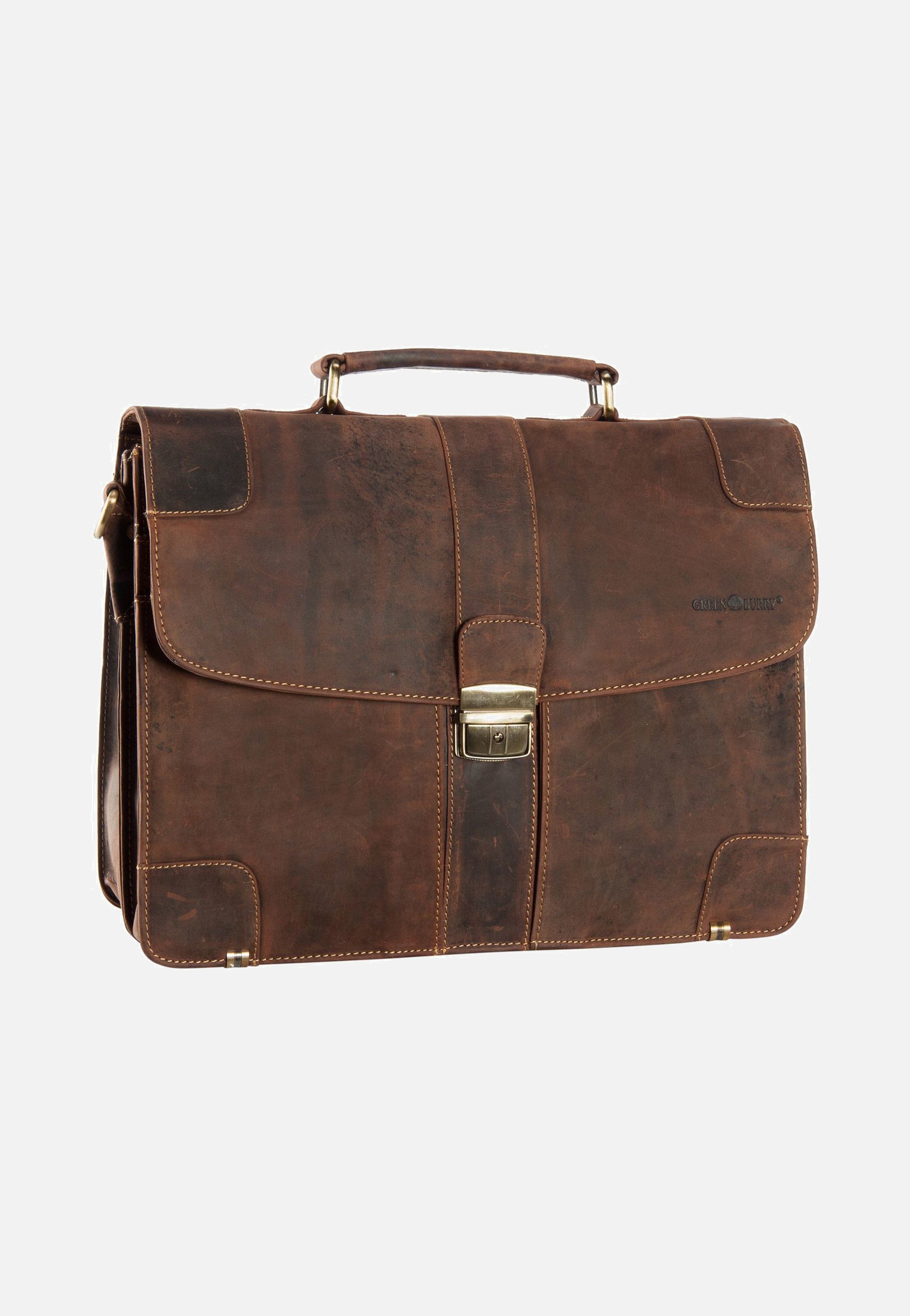 Greenburry - Vintage Mappe 2tlg. Sattelbraun - Briefcase | Men-Image