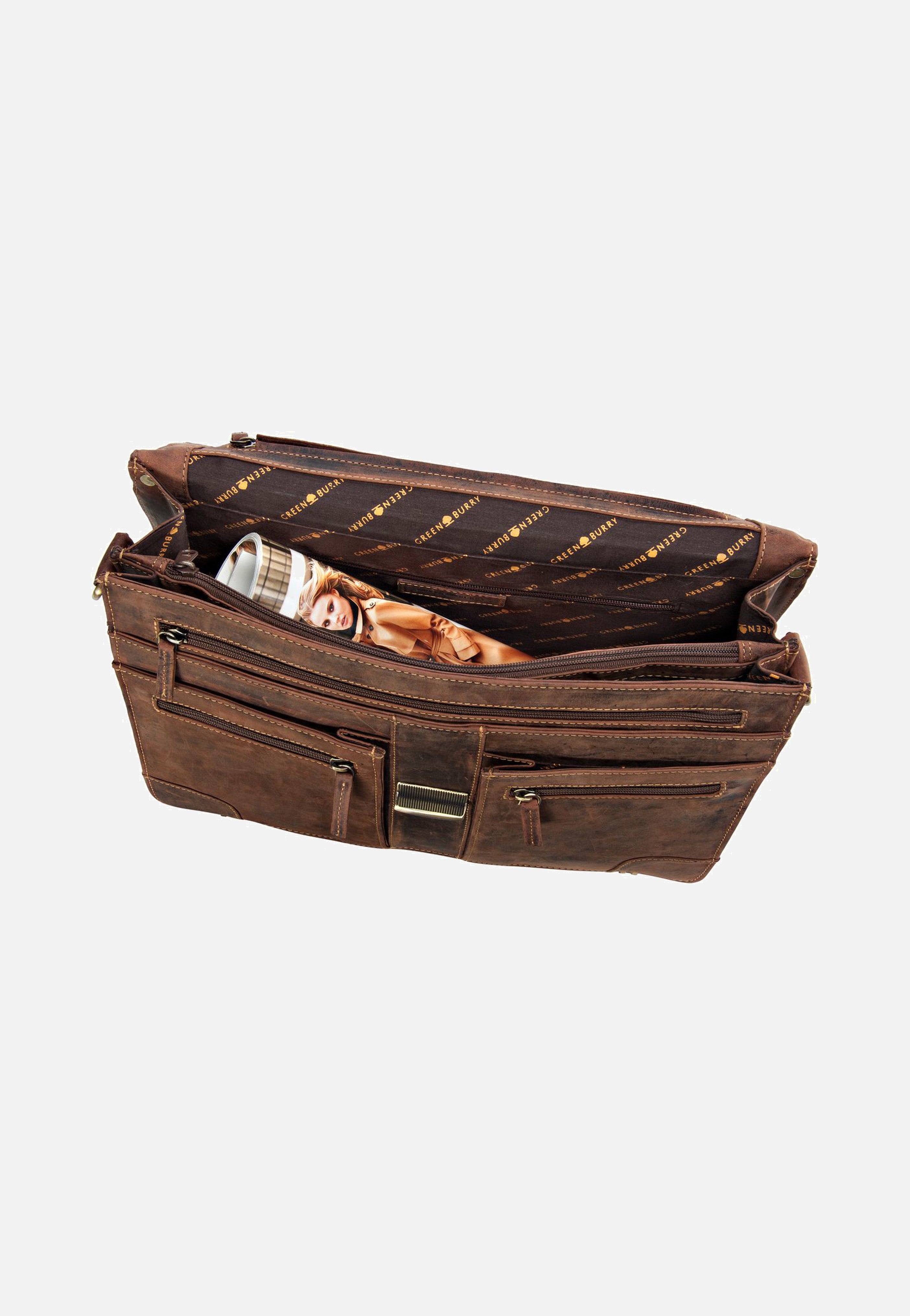 Greenburry - Vintage Mappe 2tlg. Sattelbraun - Briefcase | Men-Image