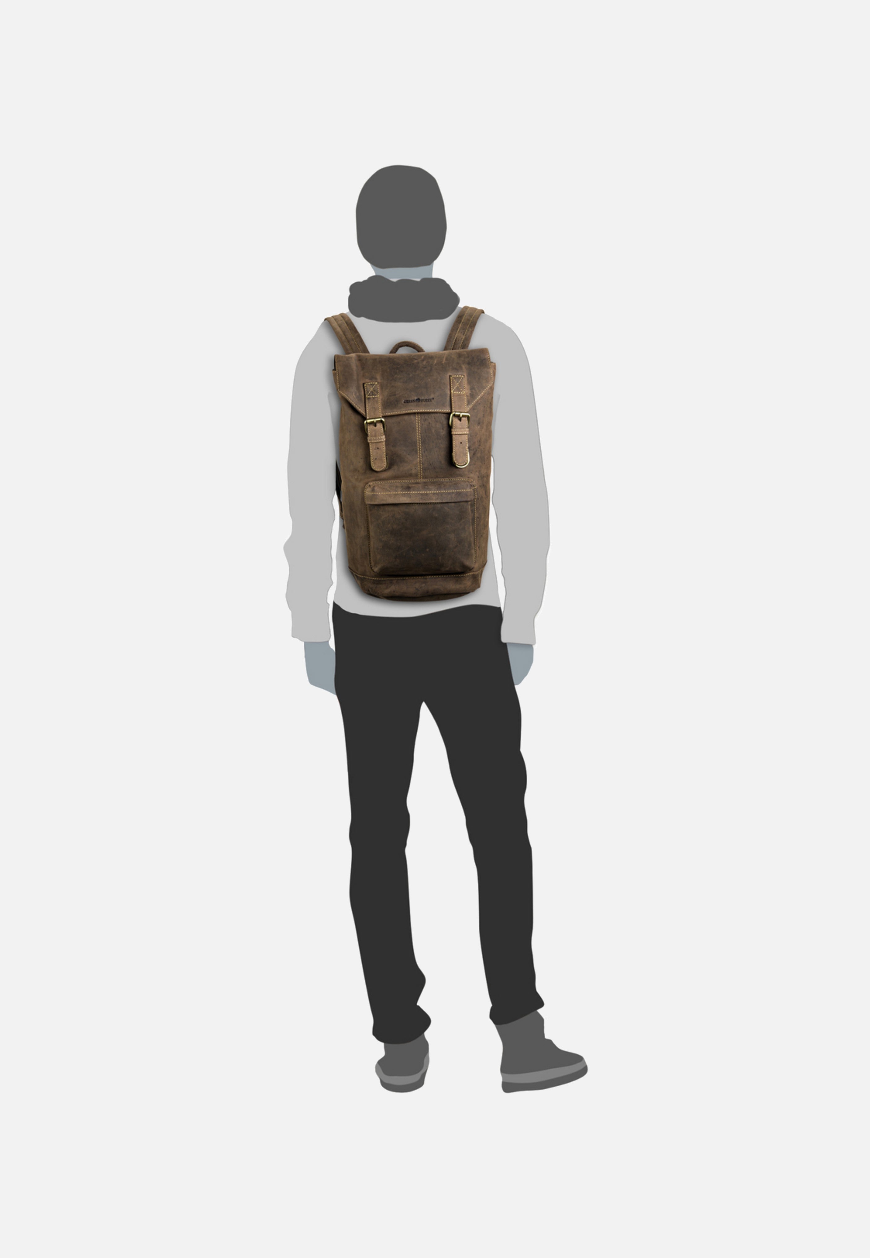 Greenburry - Vintage Retro Sattelbraun - Backpack | Men-Image