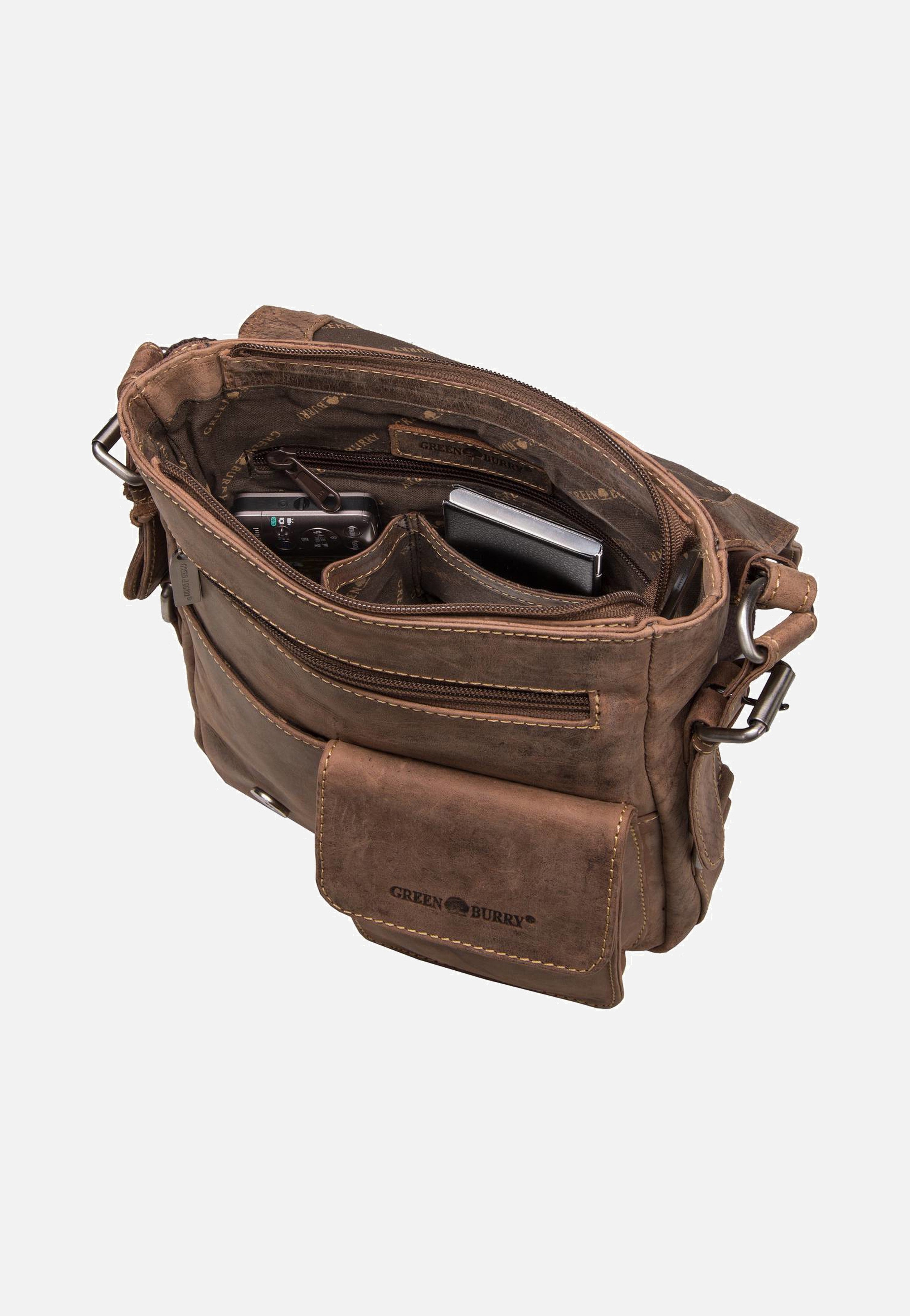 Greenburry - Vintage Revival Messenger 1912 Sattelbraun - Shoulder Bag | Men-Image