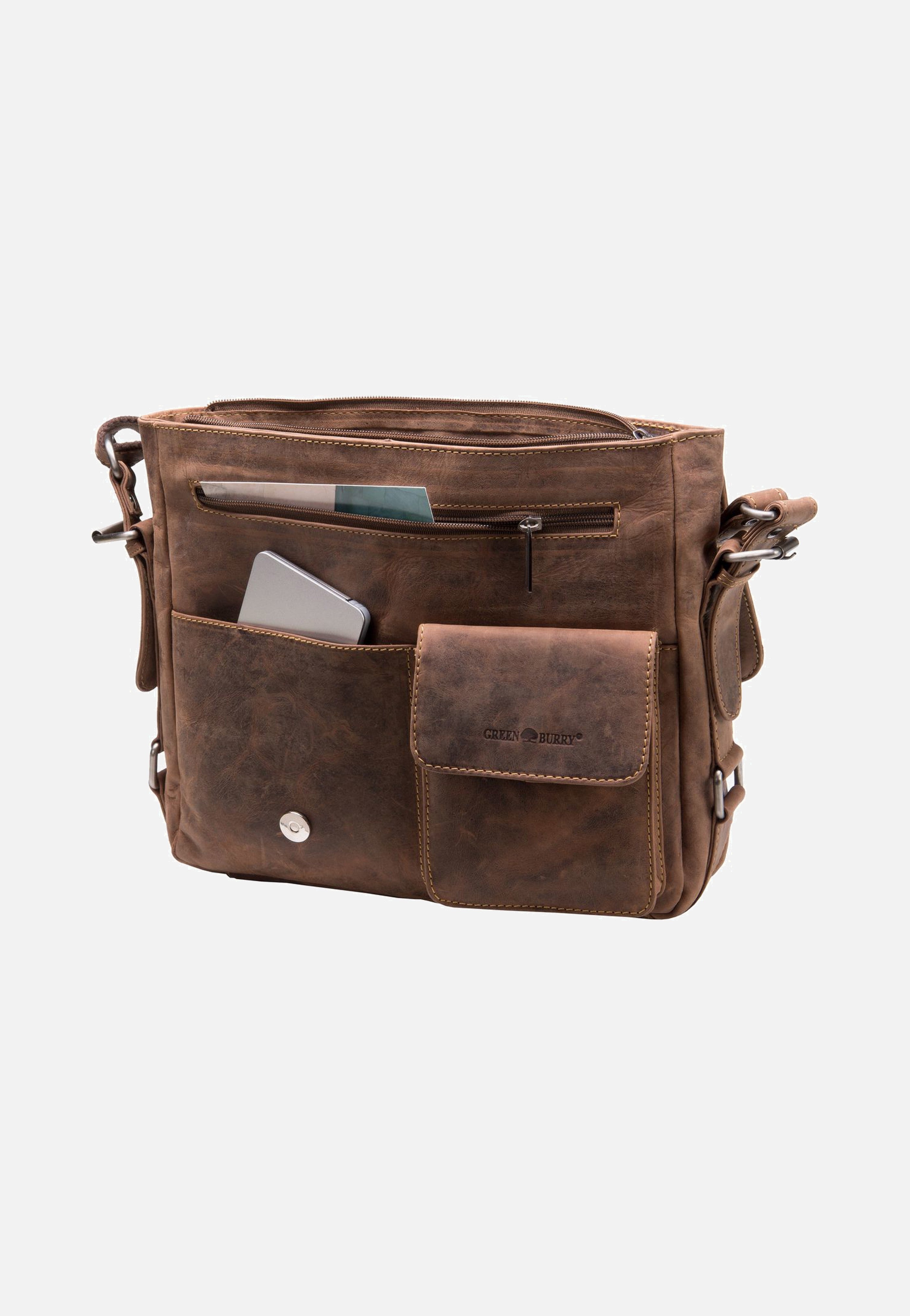 Greenburry - Vintage Revival Messenger 1913 Sattelbraun - Messenger Bag | Men-Image