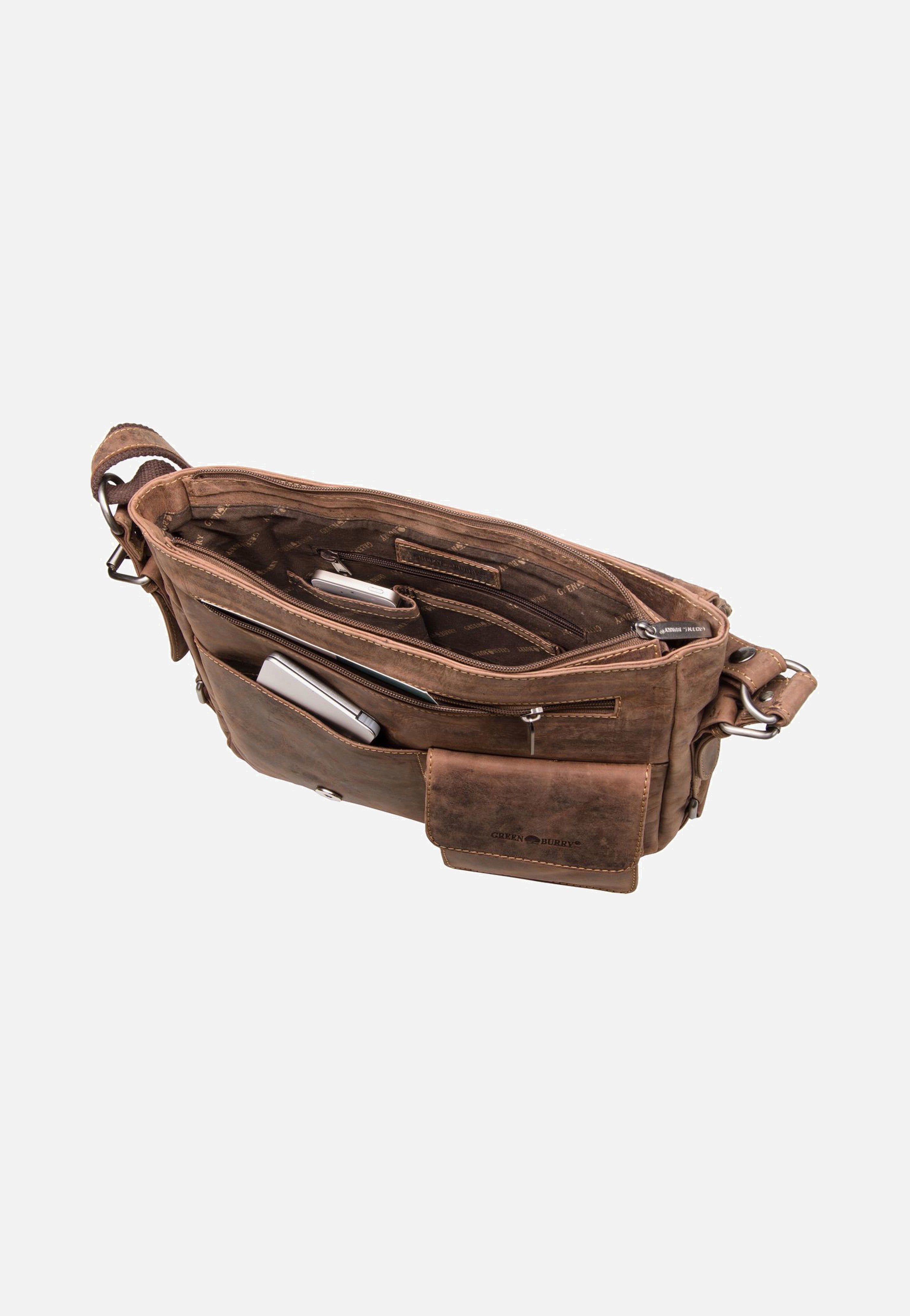 Greenburry - Vintage Revival Messenger 1913 Sattelbraun - Messenger Bag | Men-Image