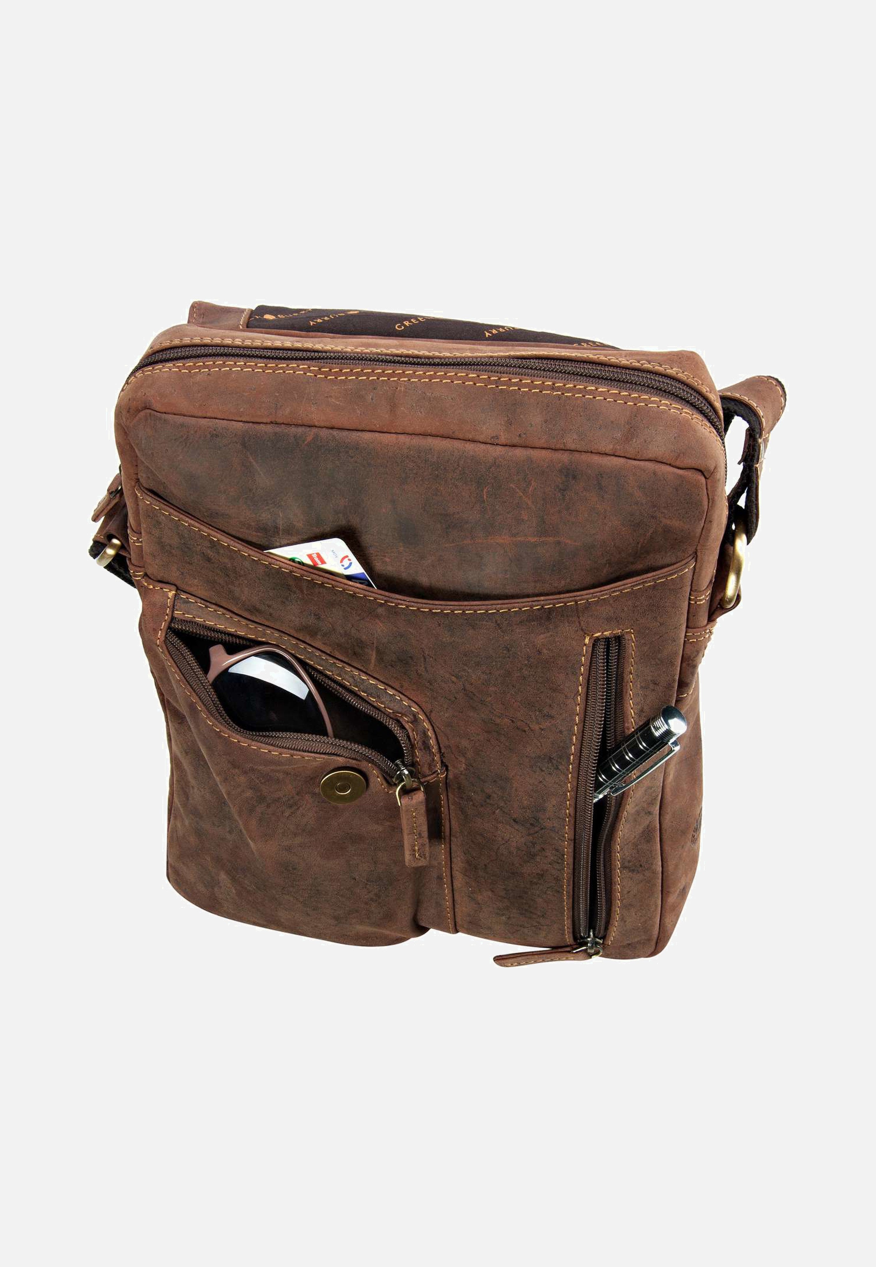 Greenburry - Vintage Revolver Bag Sattelbraun - Crossbody Bag | Men-Image