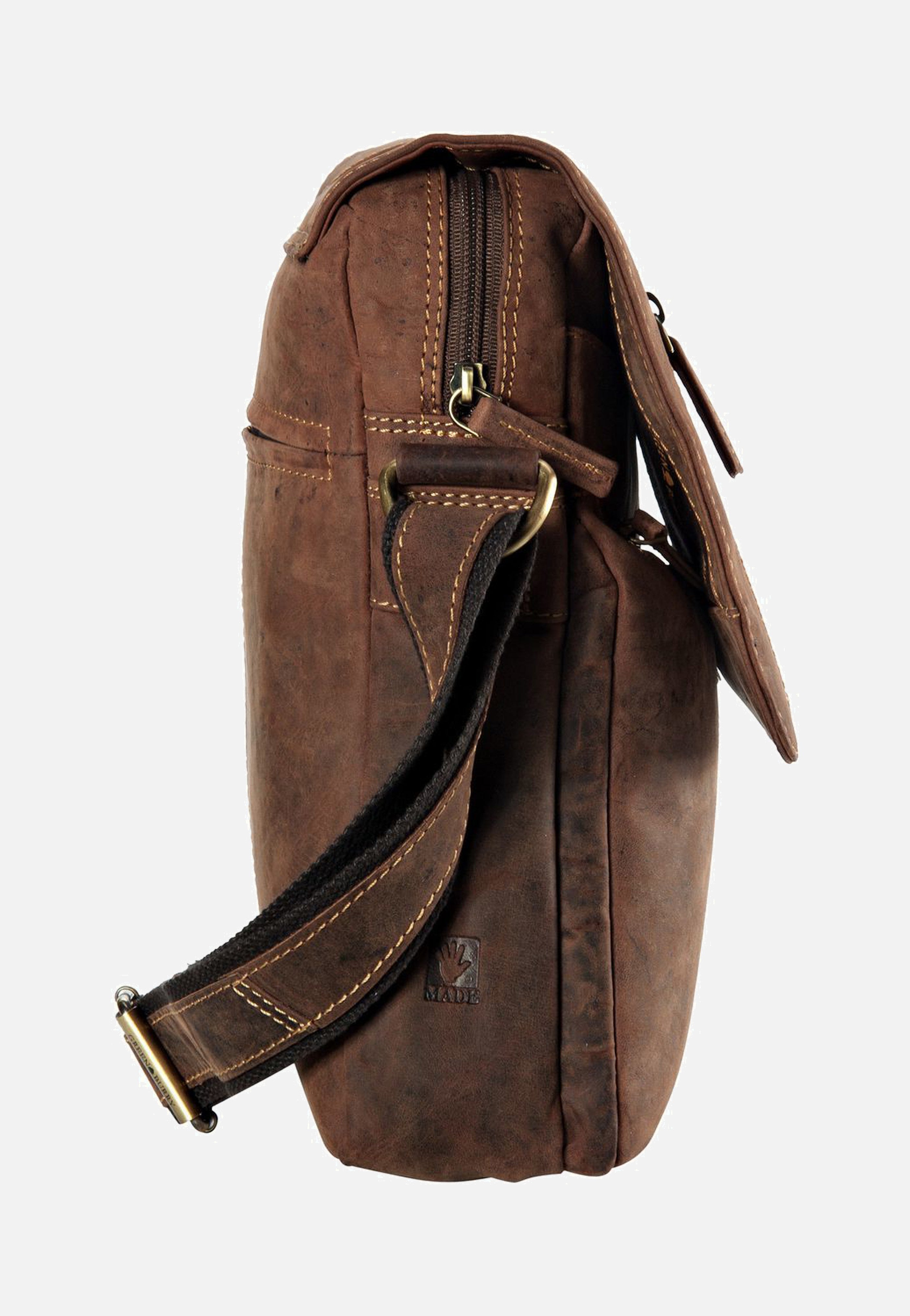 Greenburry - Vintage Revolver Bag Sattelbraun - Crossbody Bag | Men-Image