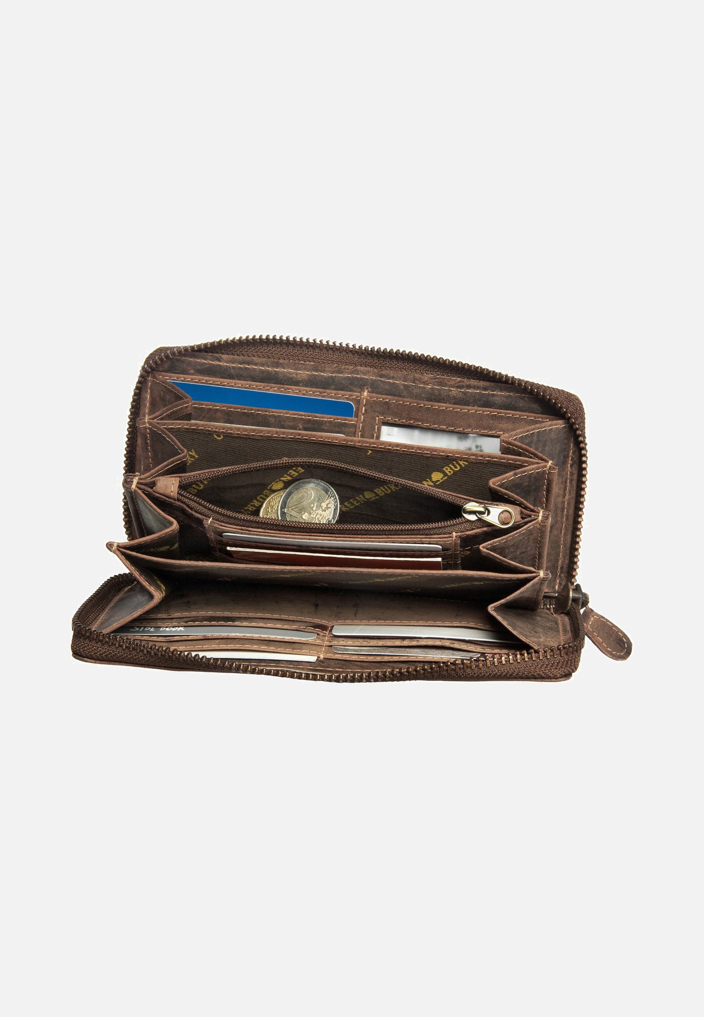 Greenburry - Vintage RV-Damenbörse Sattelbraun - Wallet | Women-Image