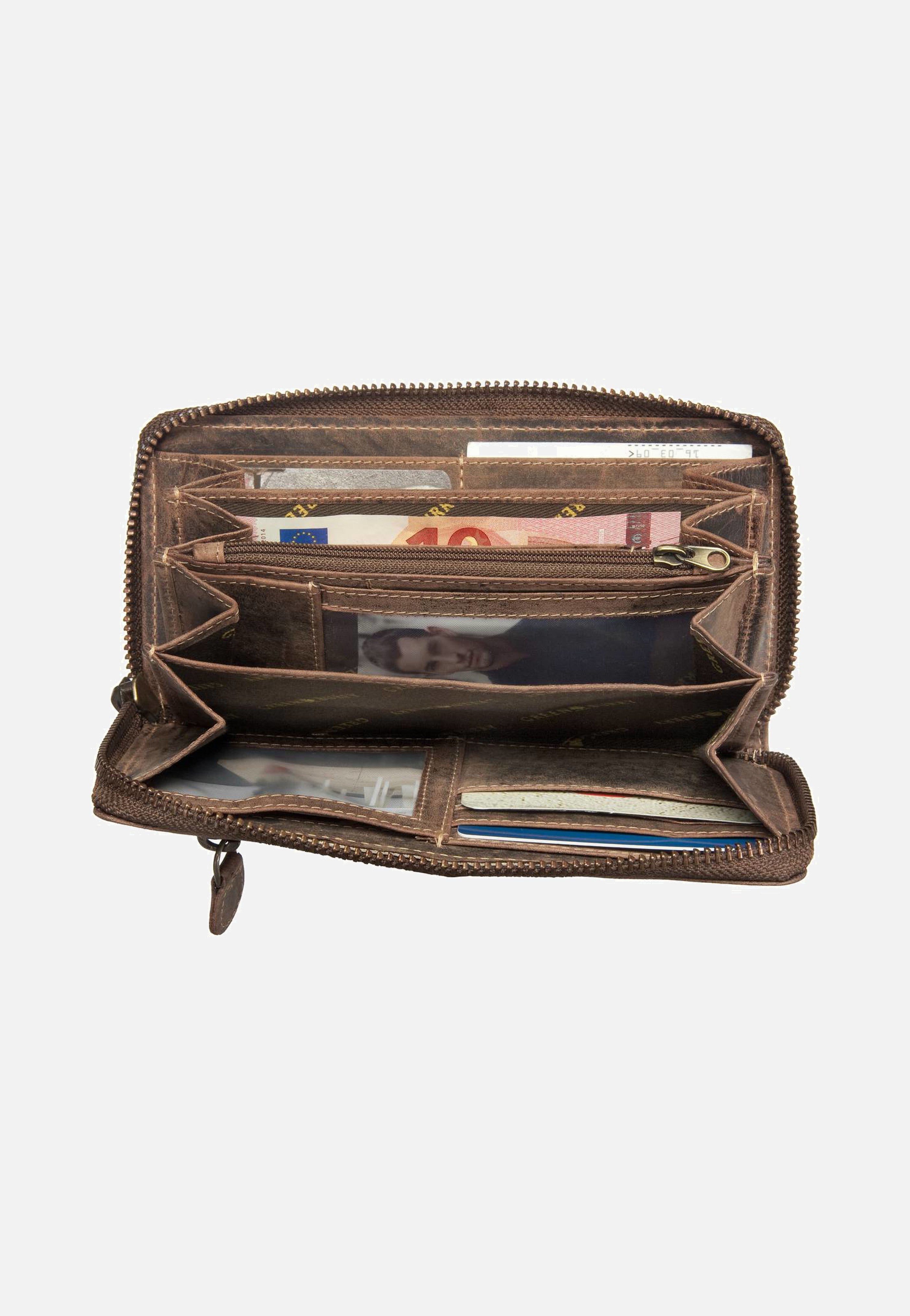 Greenburry - Vintage RV-Damenbörse Sattelbraun - Wallet | Women-Image
