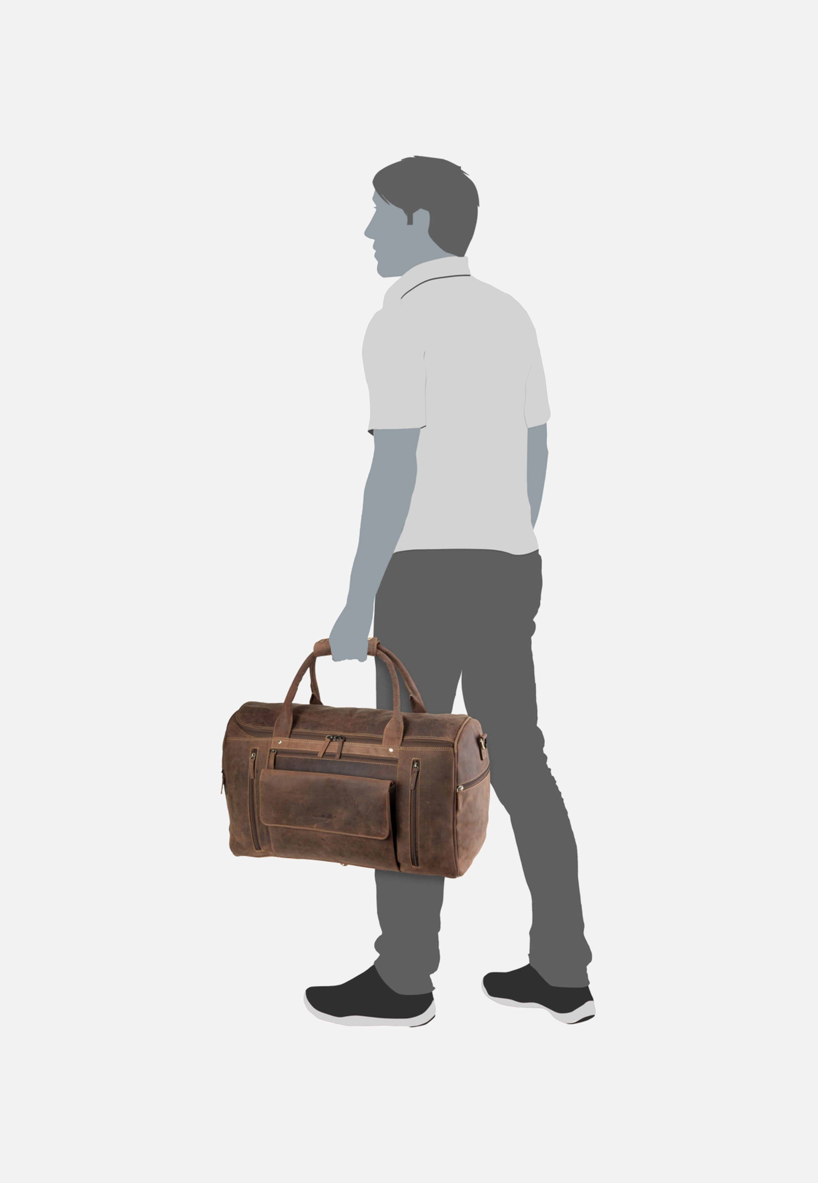 Greenburry - Vintage Traveller Sattelbraun - Weekender | Men-Image