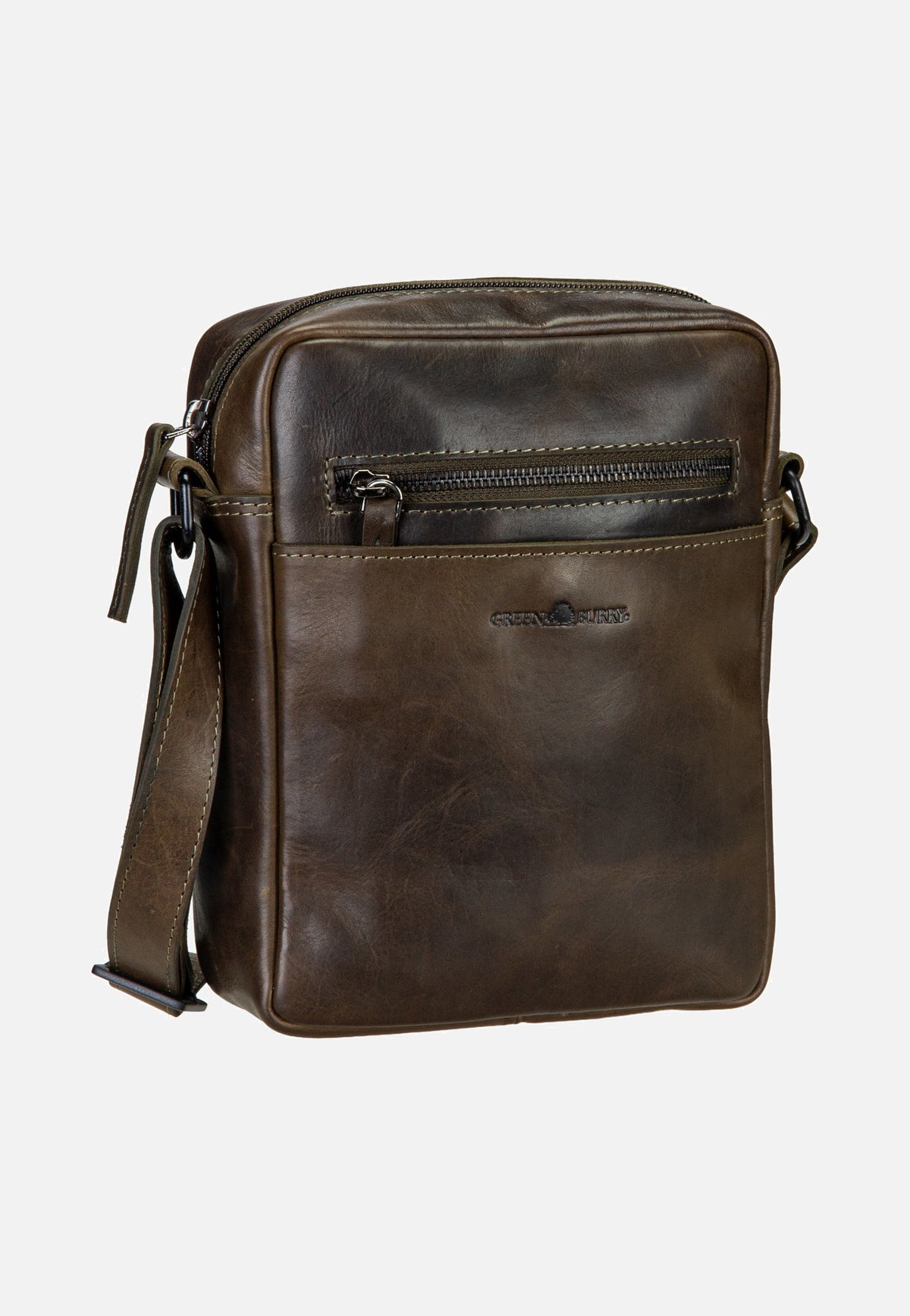 Greenburry Newport 2120 British Green Crossbody Bag