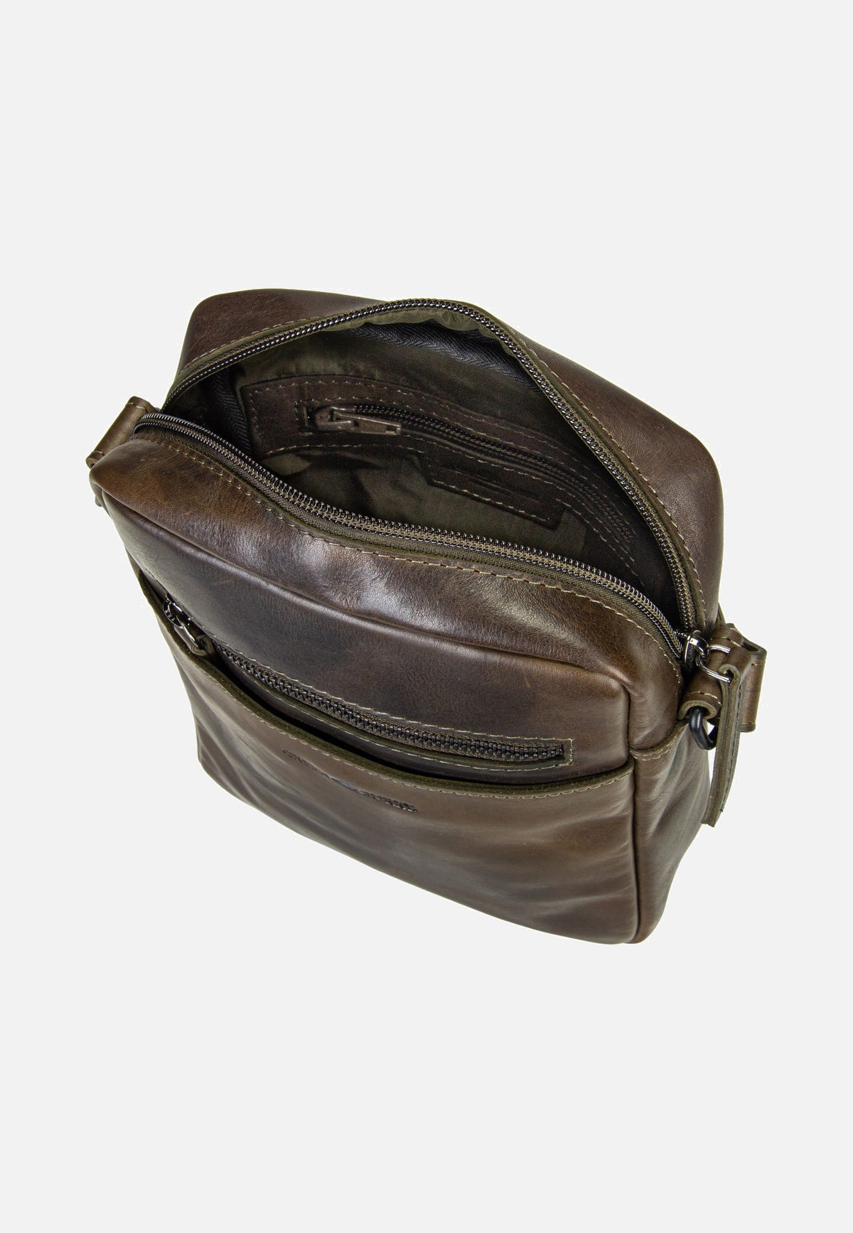 Greenburry Newport 2120 British Green Crossbody Bag