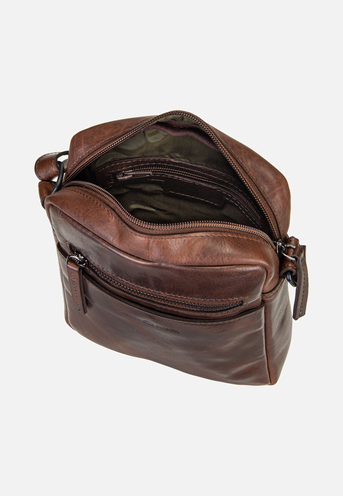 Greenburry Newport 2120 Coffee Crossbody Bag