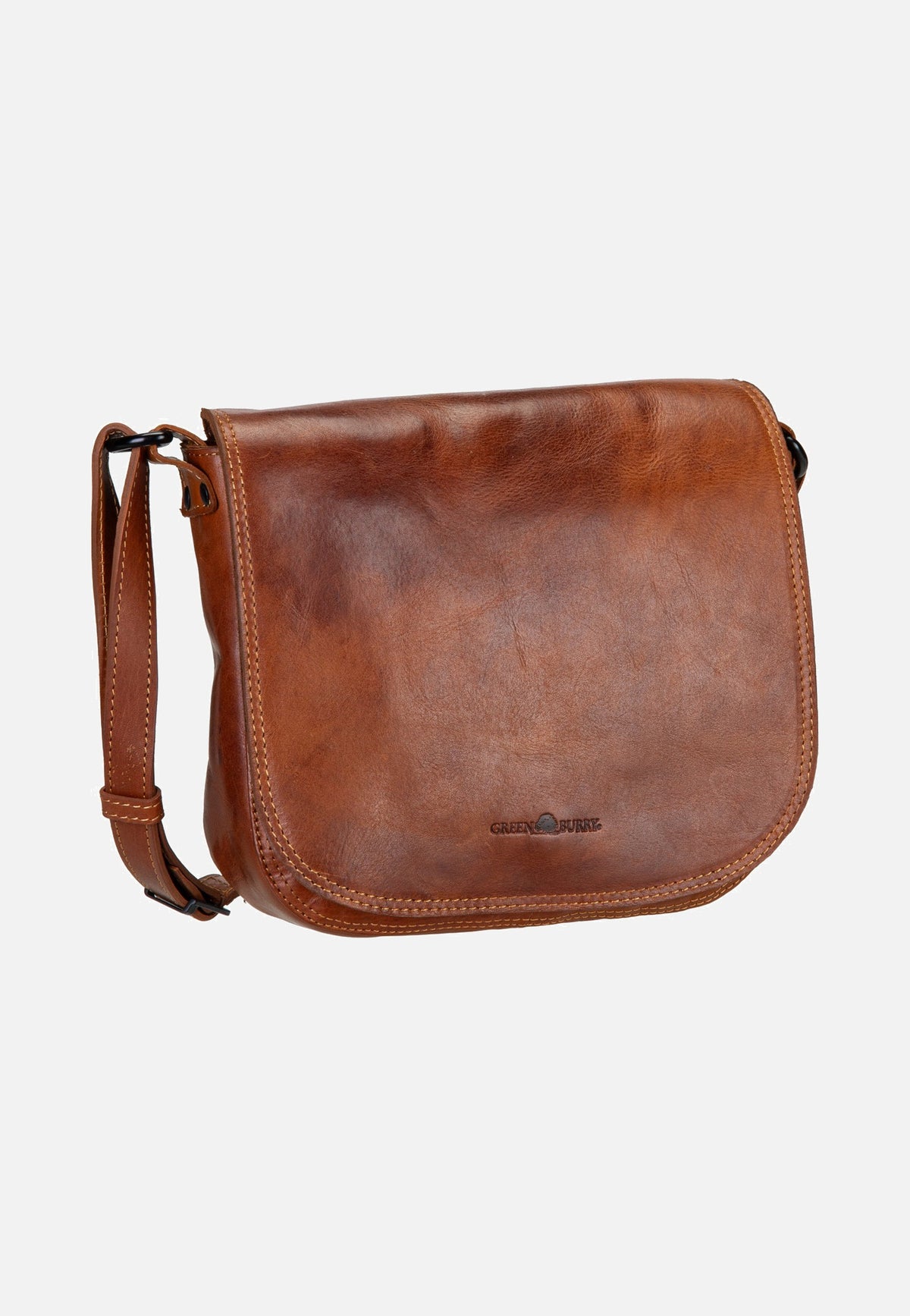 Greenburry Newport 2121 Caramel Crossbody Bag