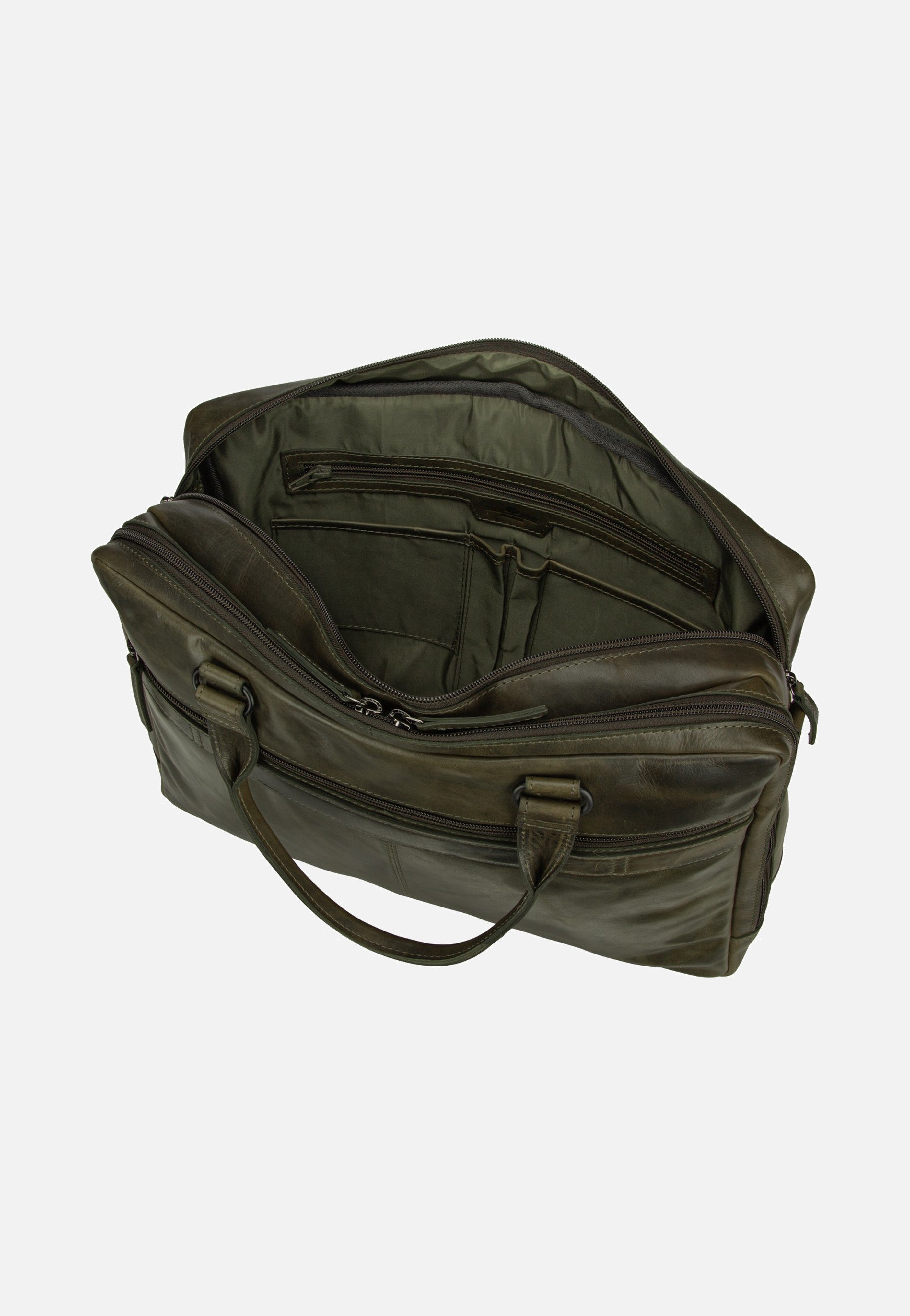 Greenburry Newport Business Tasche British Green Aktentasche