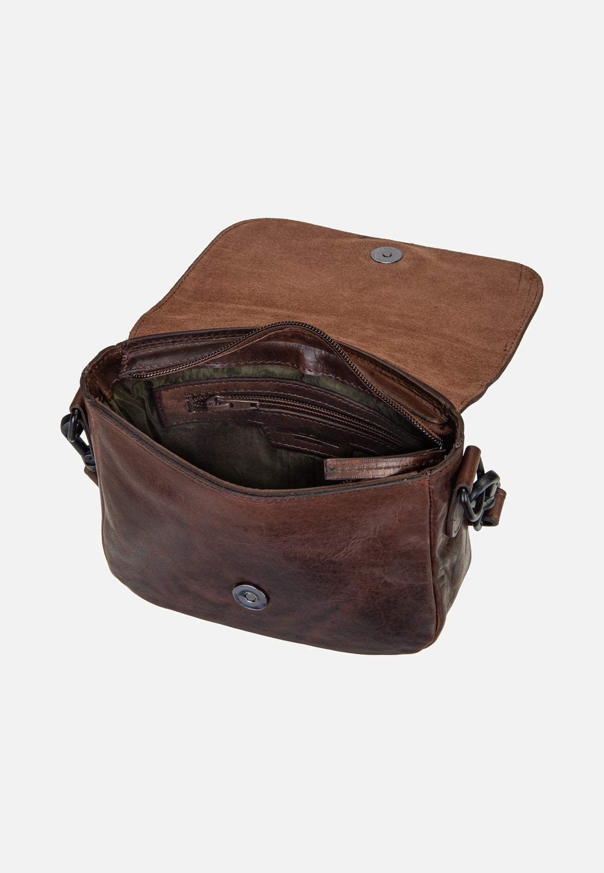 Greenburry Newport Small 2122 Coffee Crossbody Bag