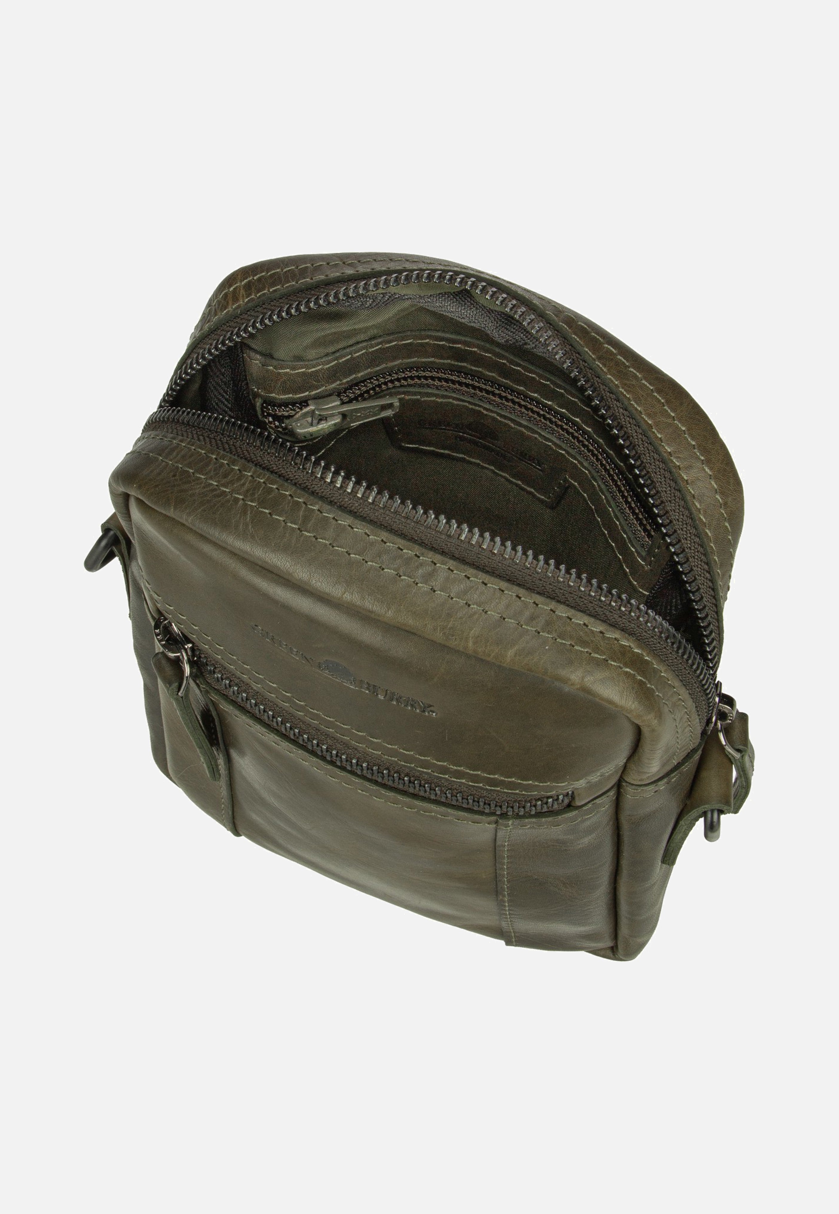 Greenburry Newport Travel Umhänger Small British Green Umhängetasche