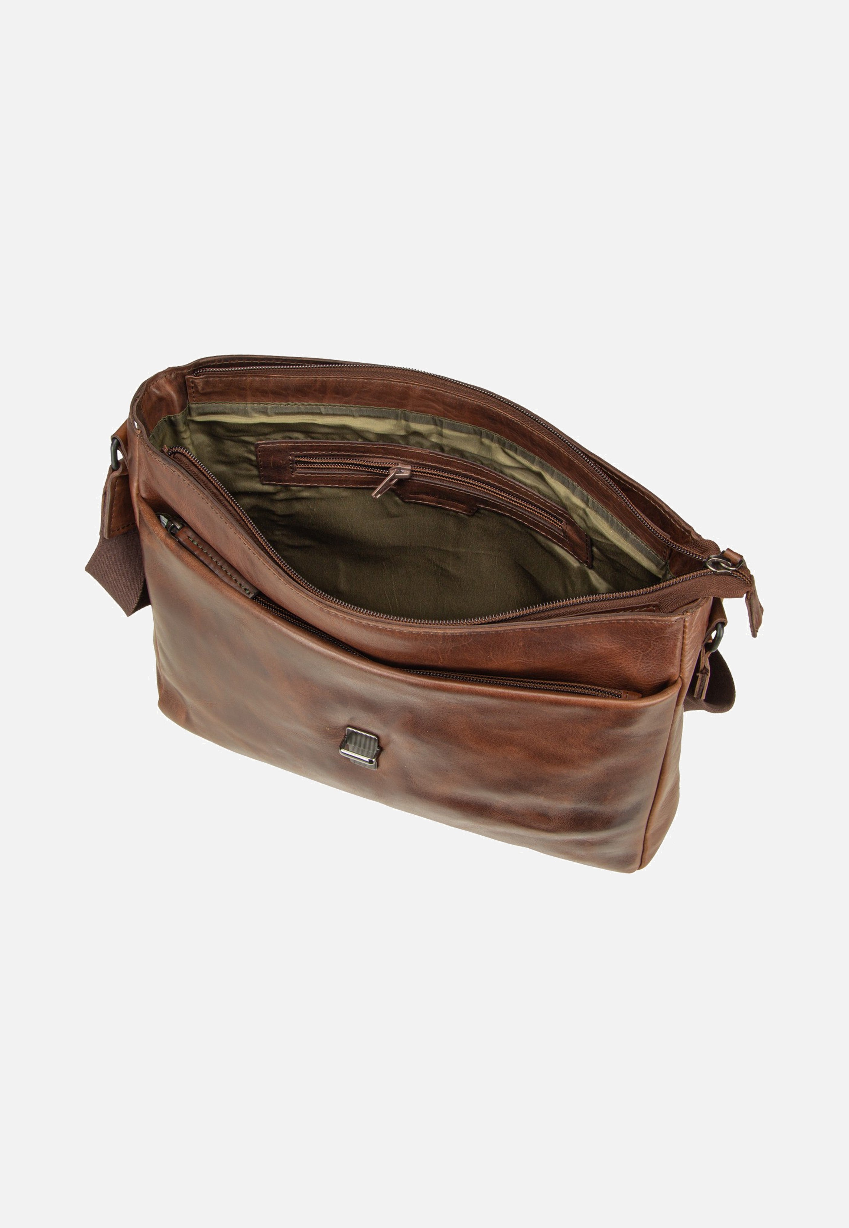 Greenburry Newport Umhänger Large Coffee Messenger Bag