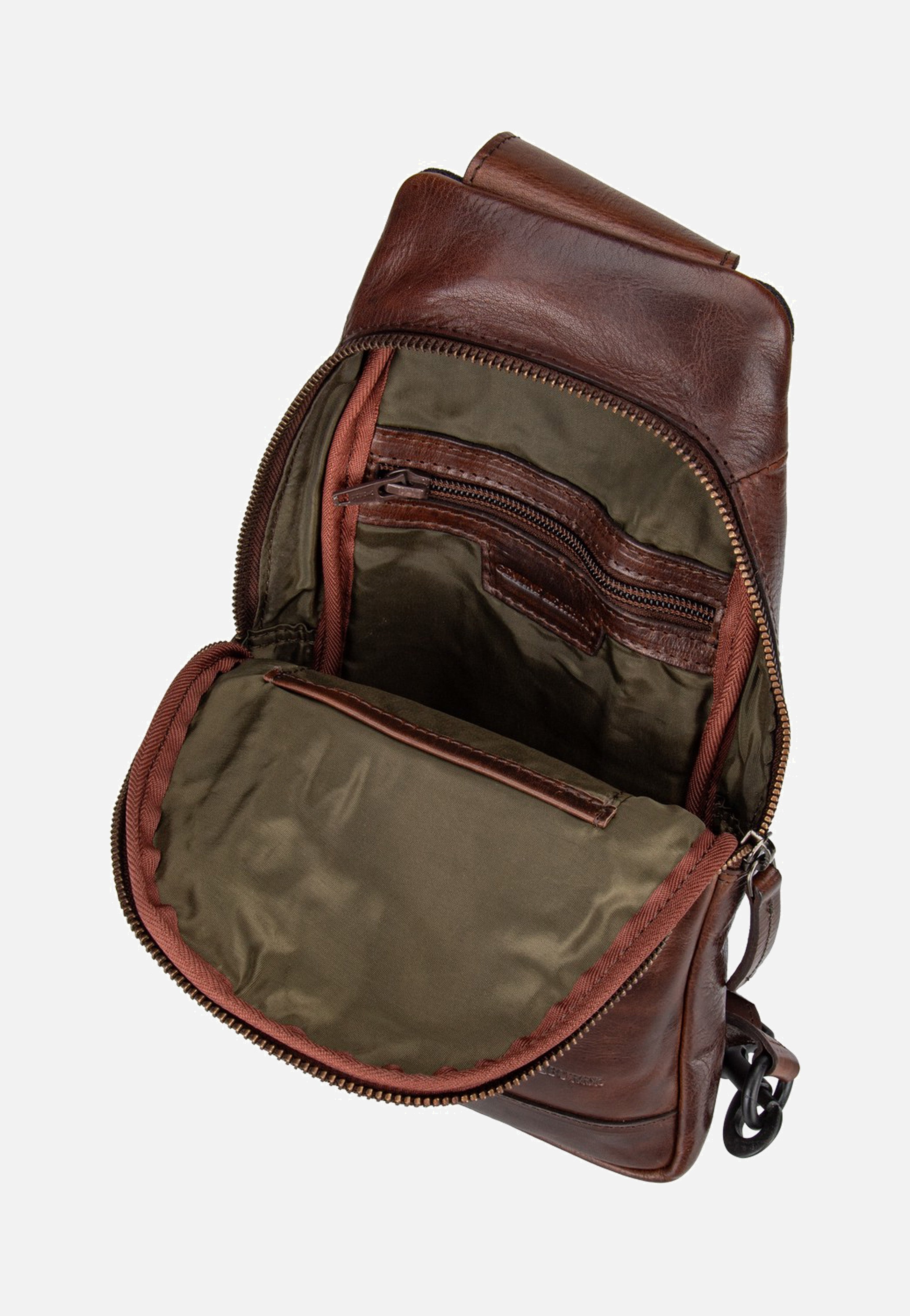 Greenburry - Newport Crossover-Bag Coffee - Crossbody Bag | Neutral-Image