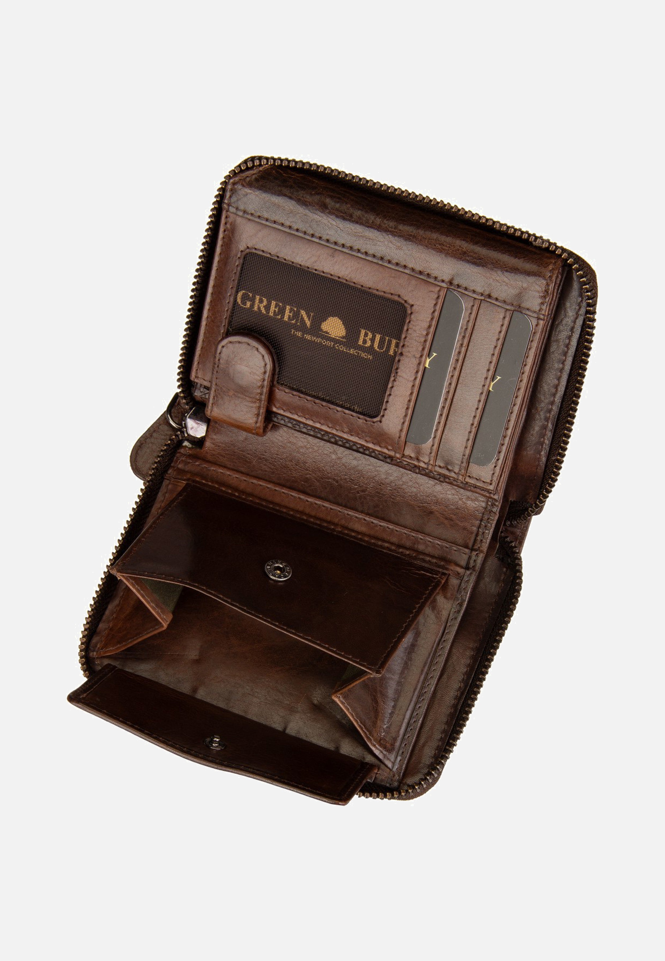 Greenburry - Newport Rv-Damenbörse RFID Coffee - Wallet | Neutral-Image