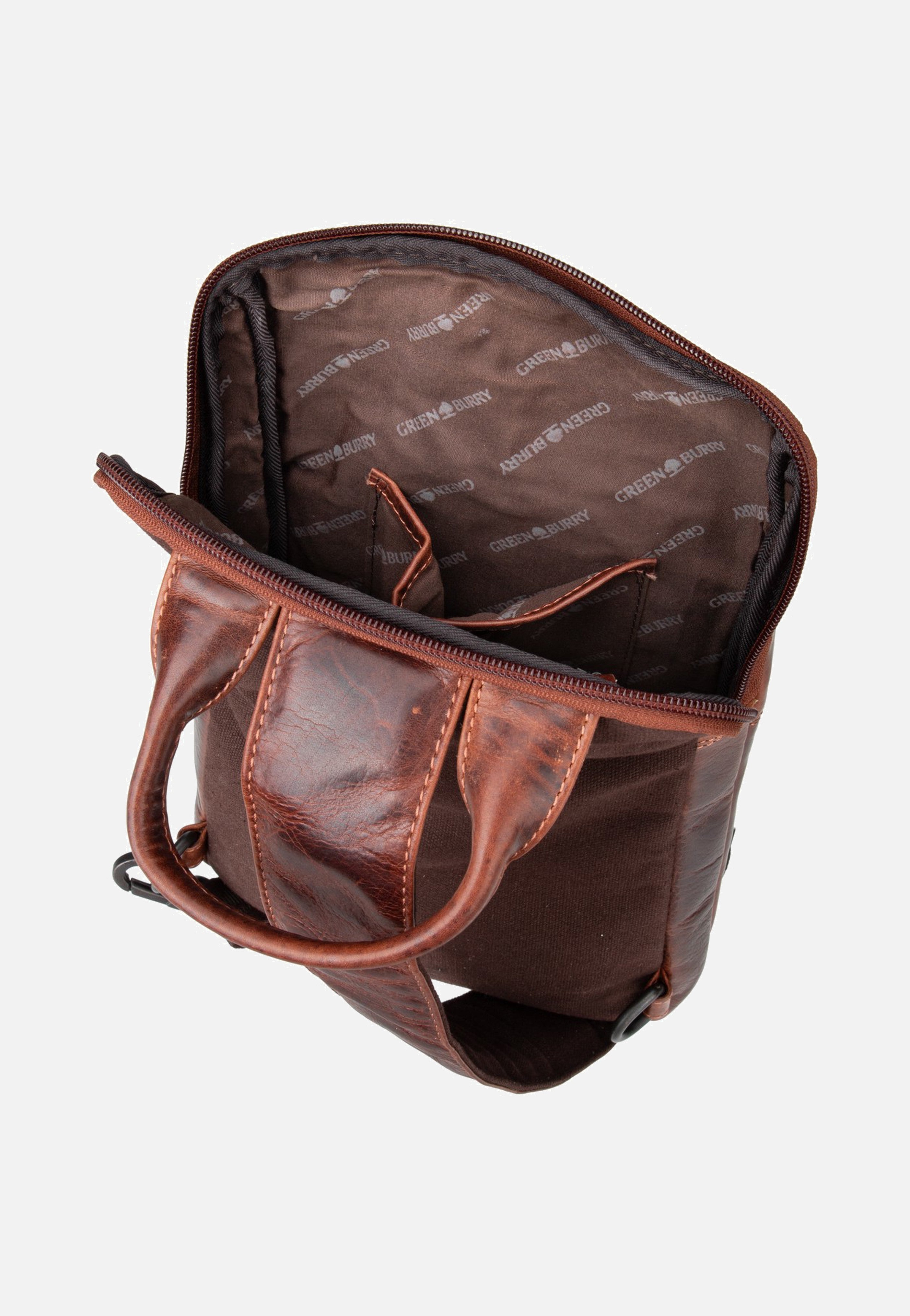 Greenburry Rugged Body-Crossover Bag I Teak Brown Umhängetasche