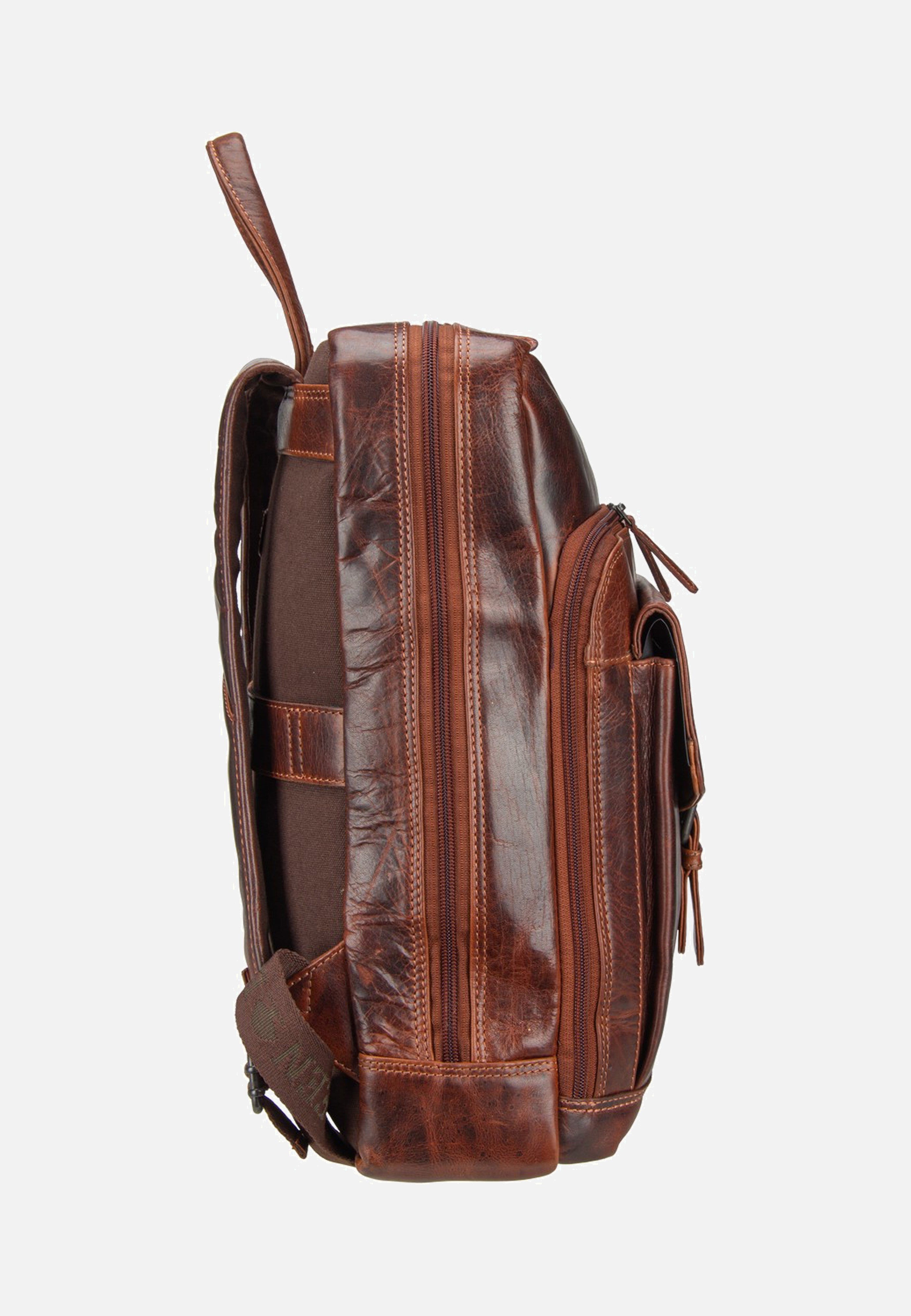 Greenburry Rugged Business Teak Brown Rucksack
