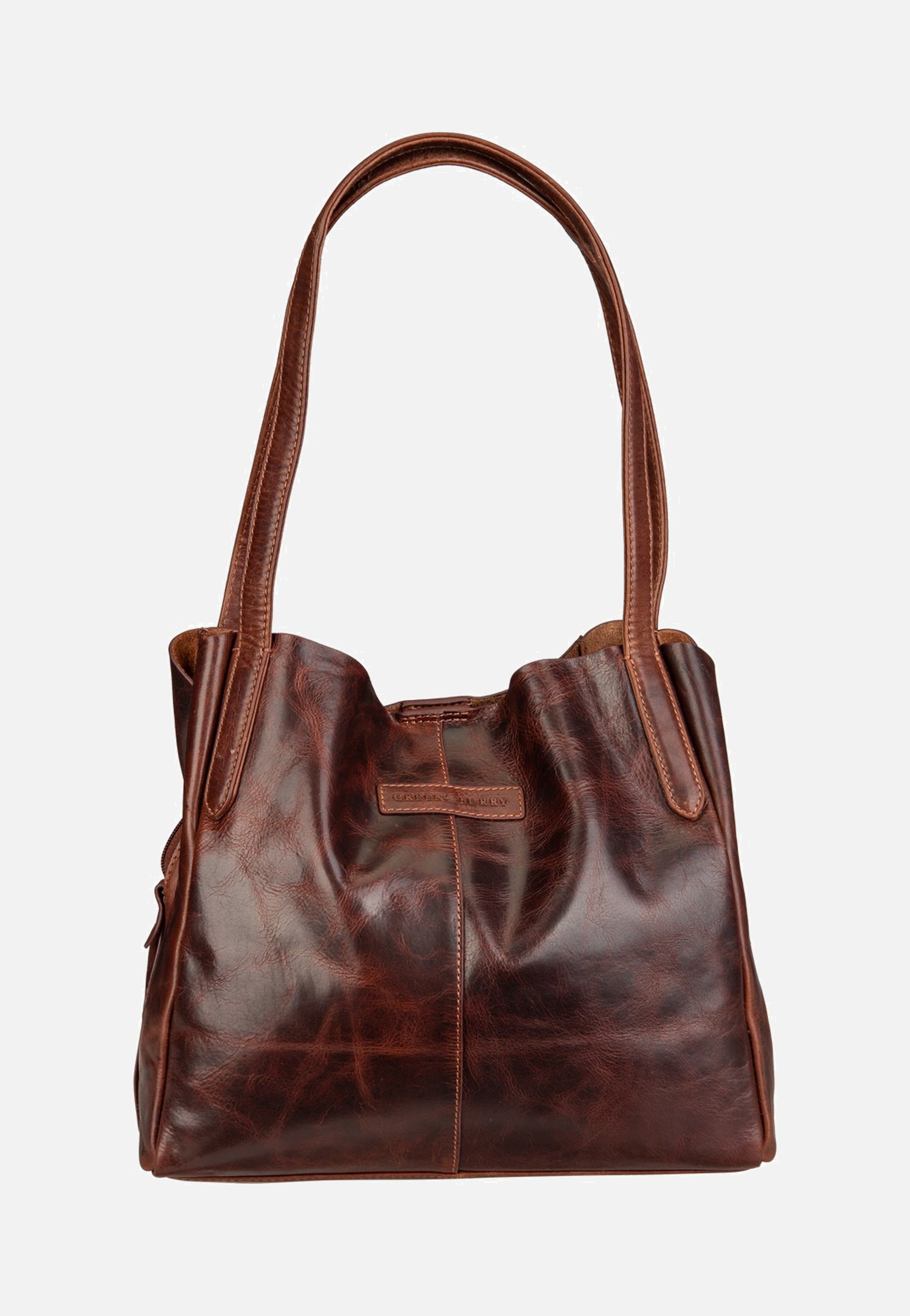 Greenburry - Rugged Hobo Shopper Teak Brown - Hobo Bag | Women-Image
